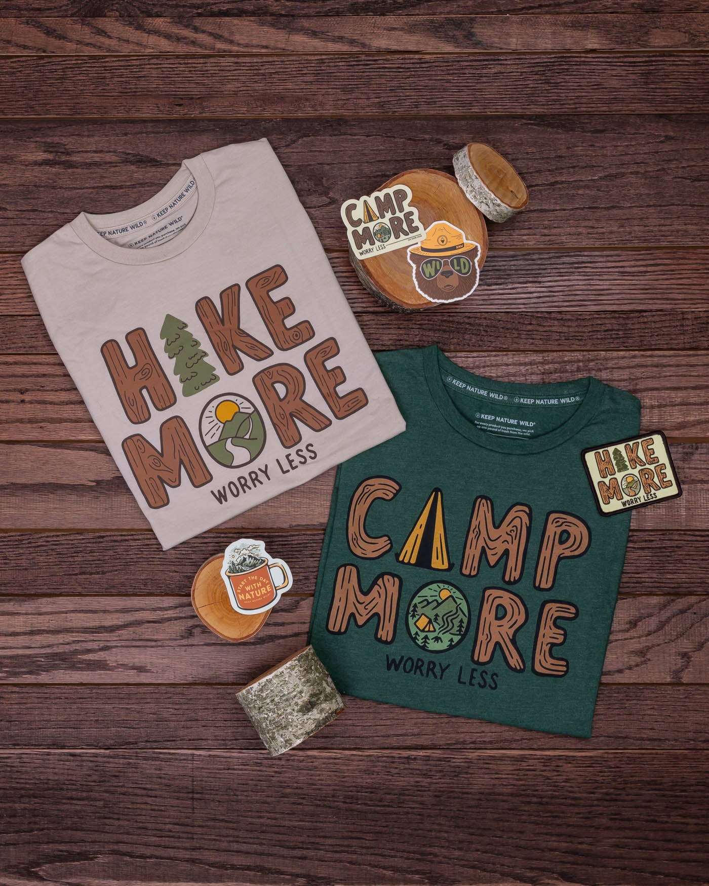 Camp More Unisex Tee | Heather Forest