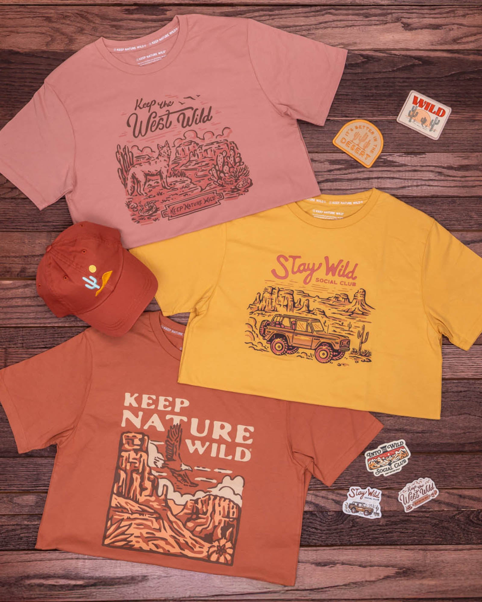 Wild Canyon Unisex Tee | Redwood