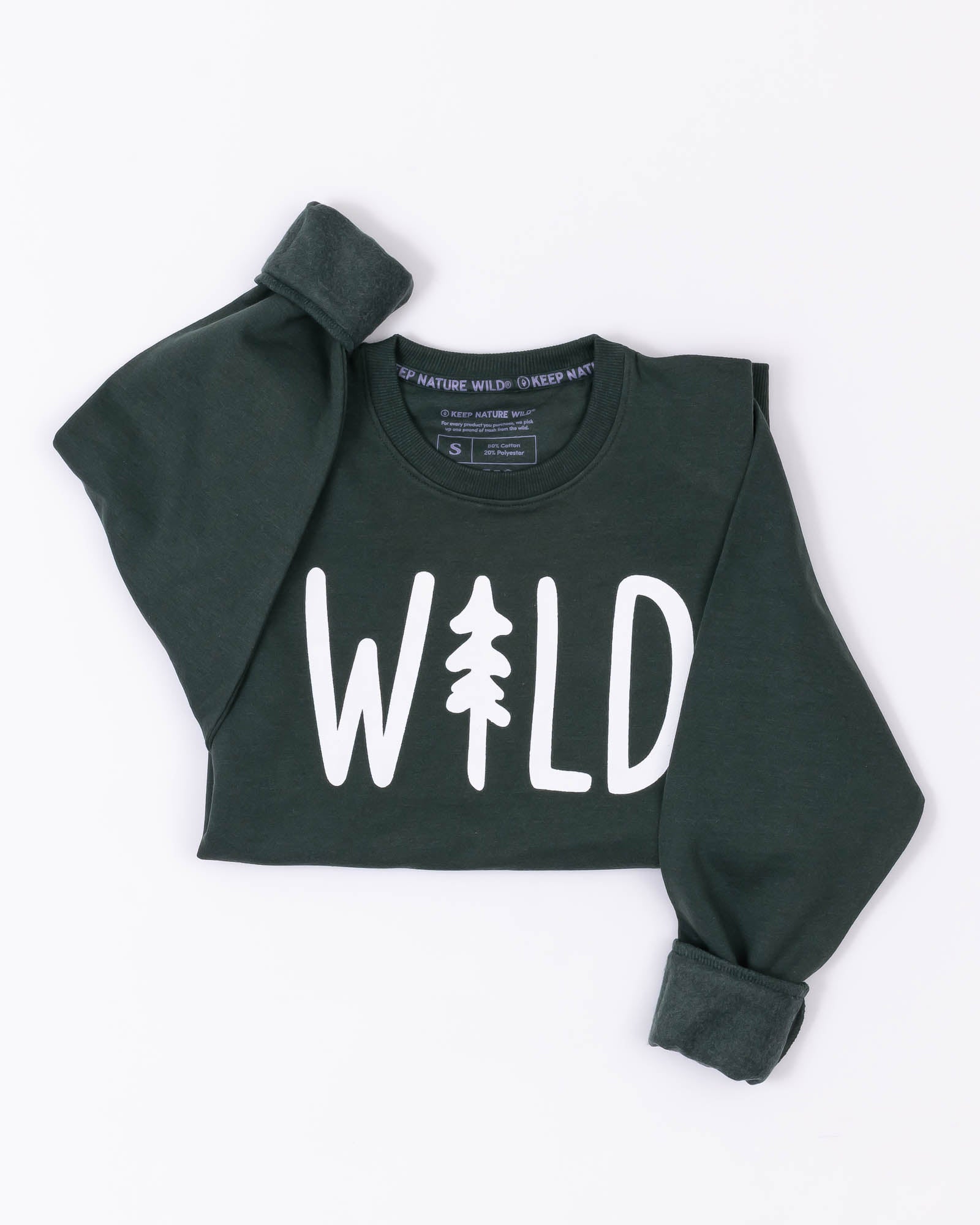 Wild Pine Crewneck Sweatshirt | Heather Forest