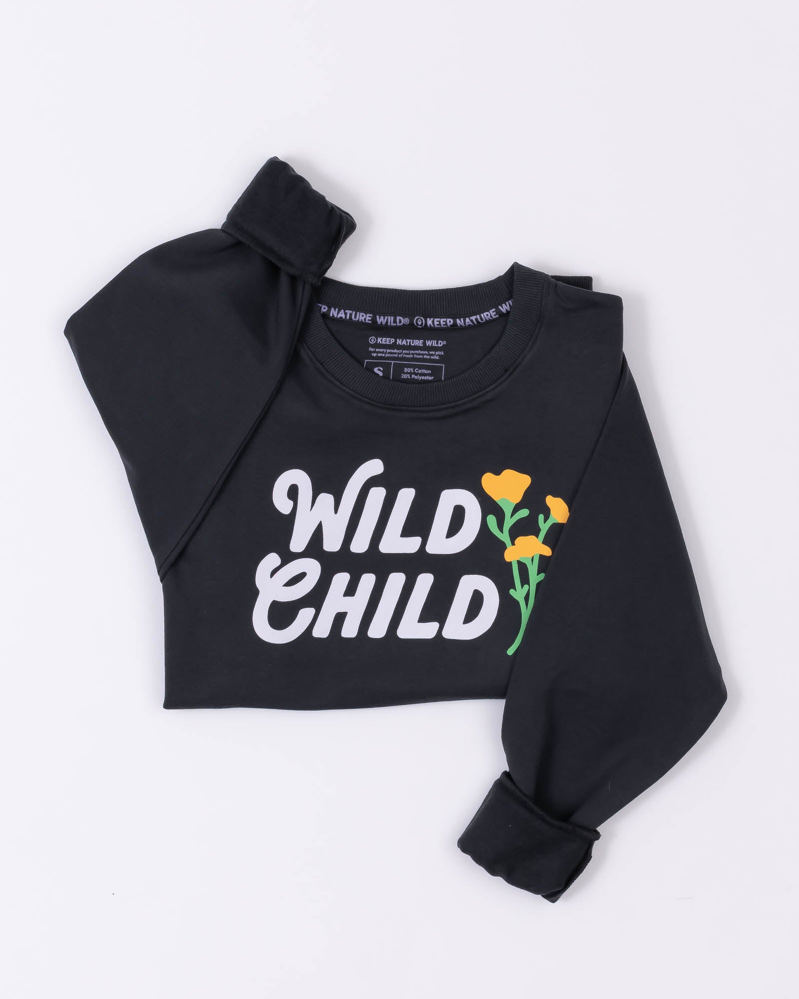 Wild Child Crewneck Sweatshirt | Coal