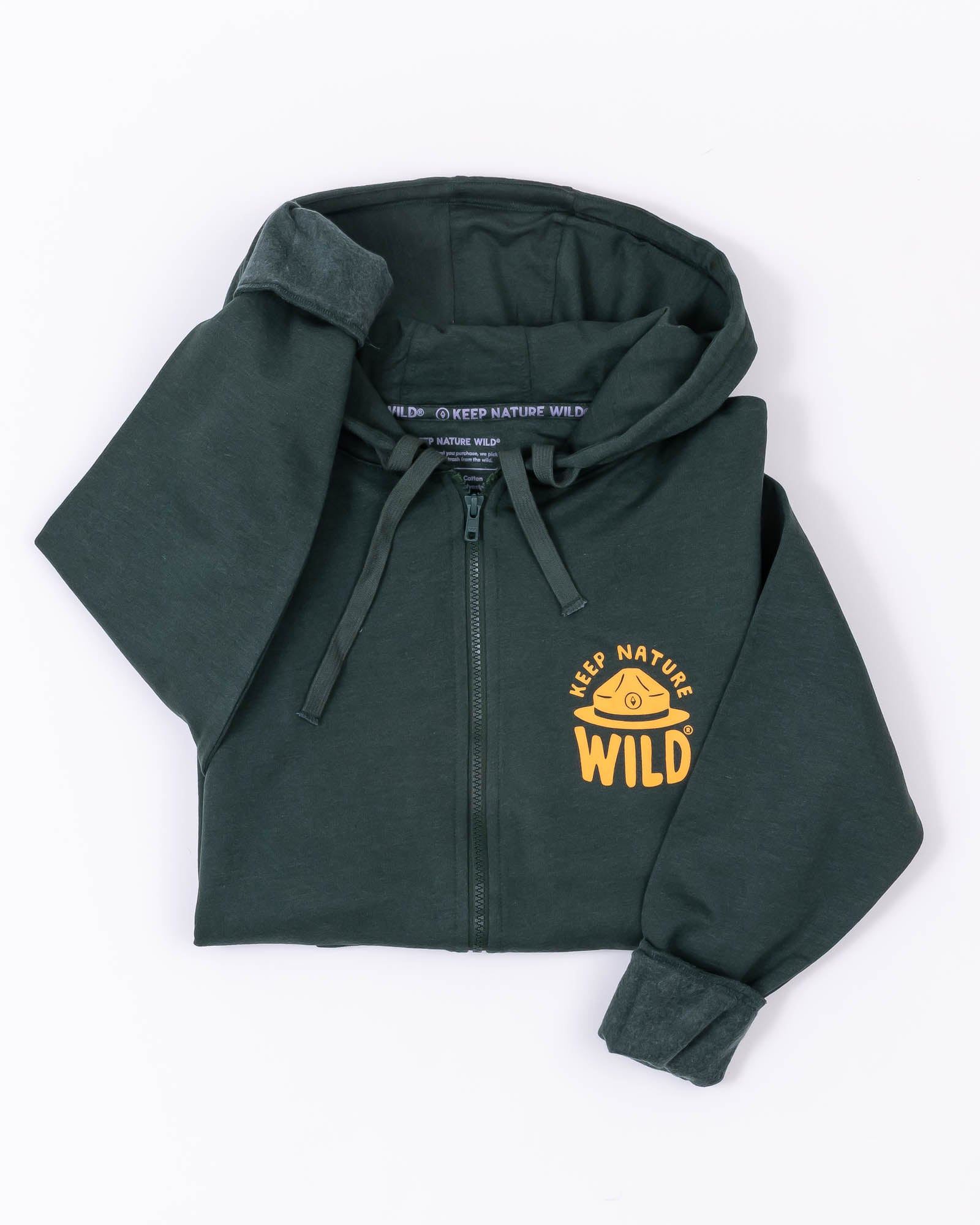 Wildbear Zip-Up Hoodie | Heather Forest