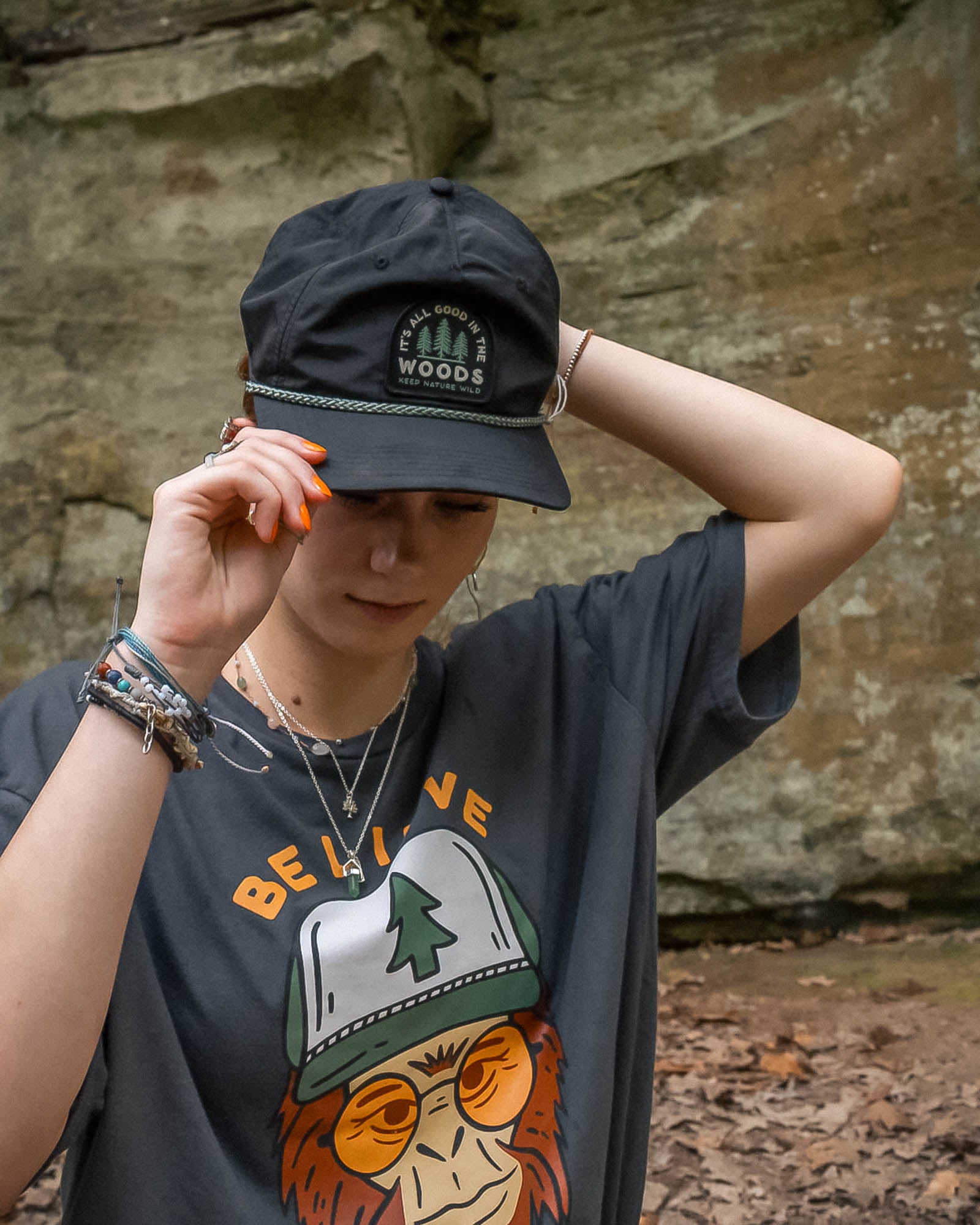 Good in the Woods Trail Hat | Black