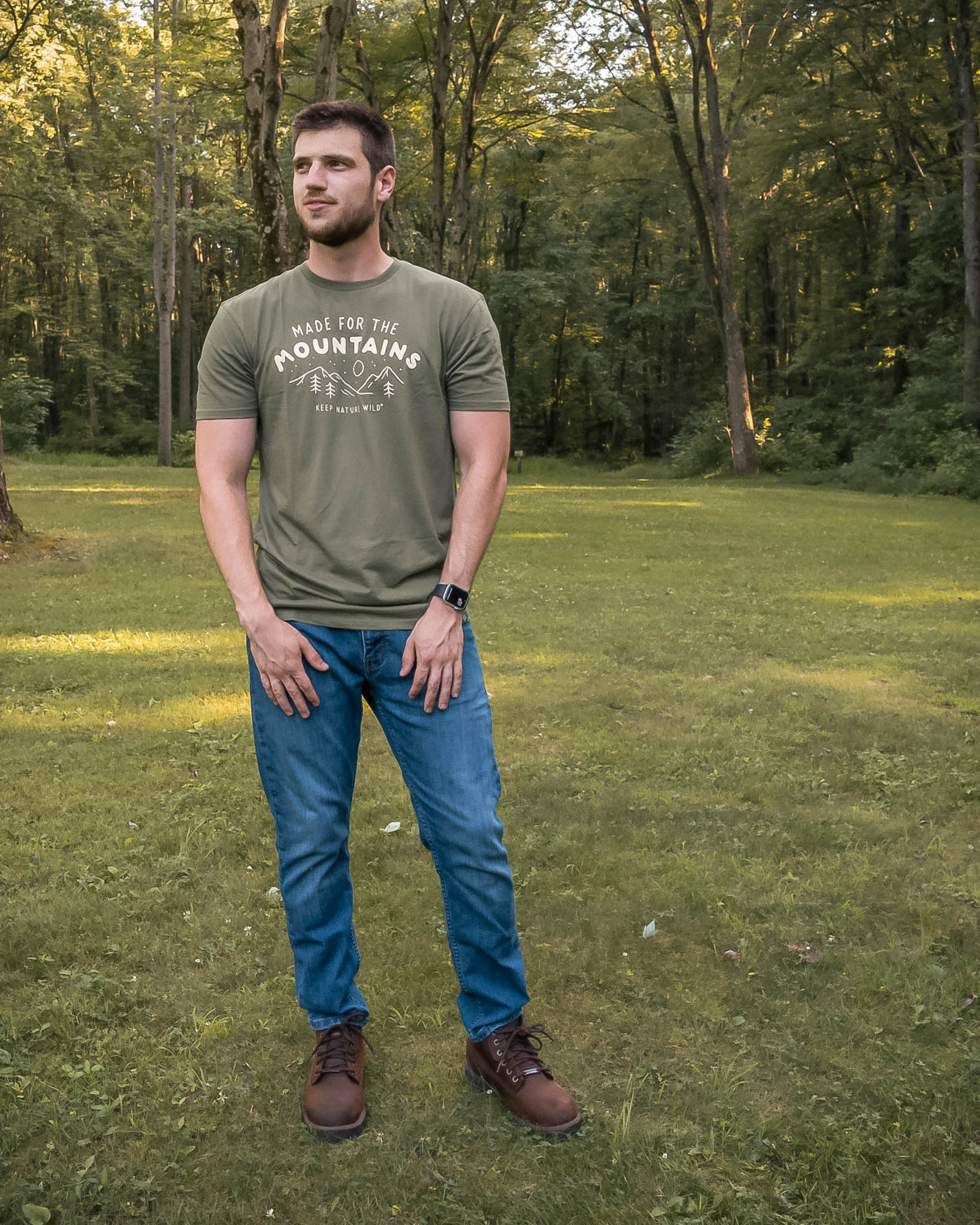 Made for the Mountains Unisex Tee | Olive