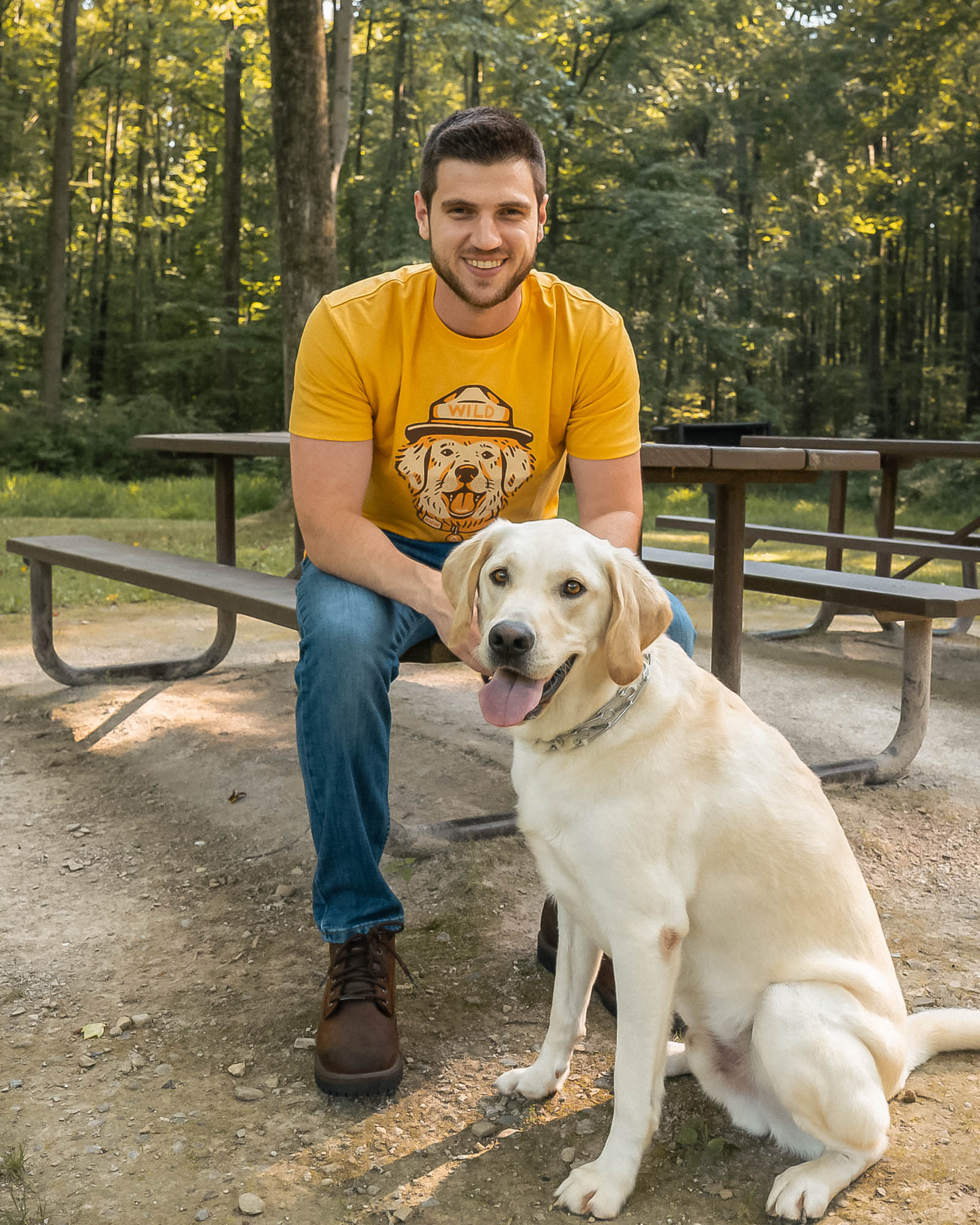 Wild Dog Unisex Tee | Mustard