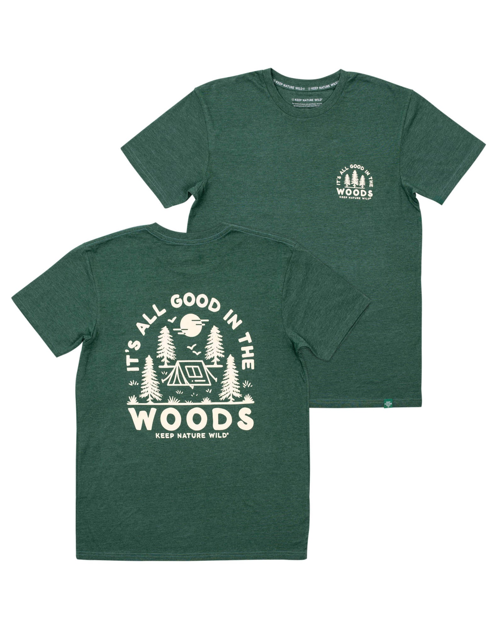 Good in the Woods Unisex Tee | Heather Forest