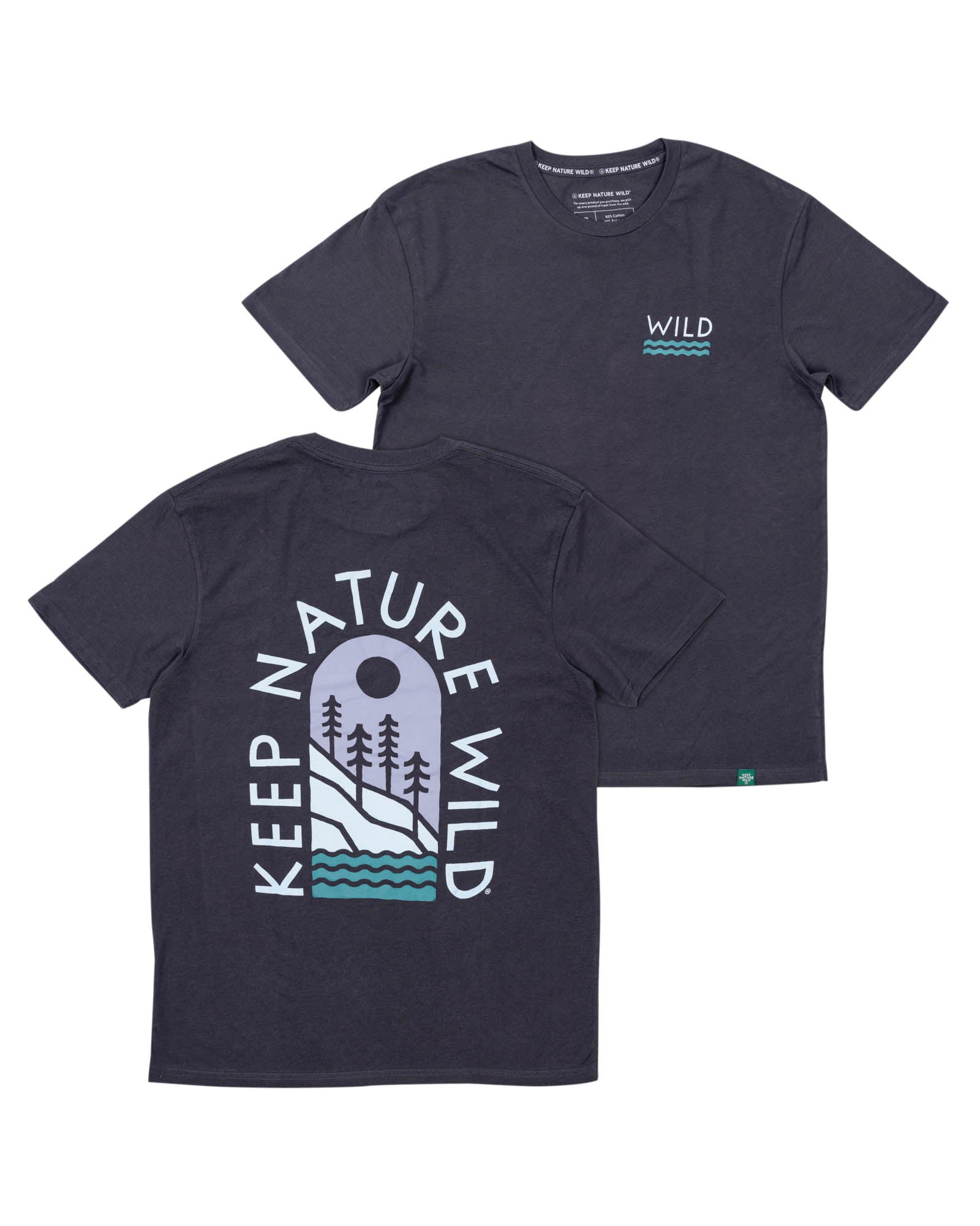 Mountainside Unisex Tee | Coal