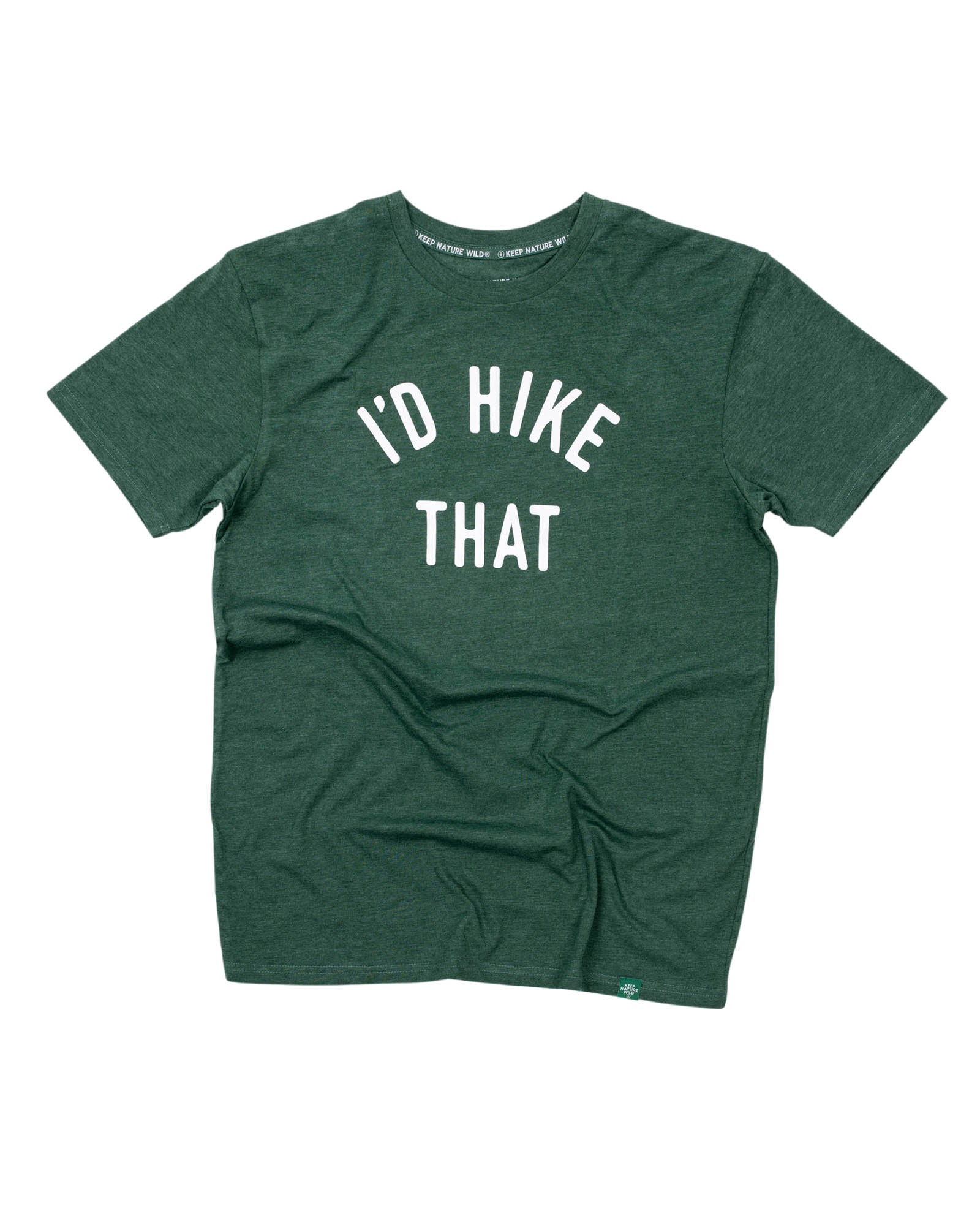I'd Hike That Unisex Tee | Heather Forest