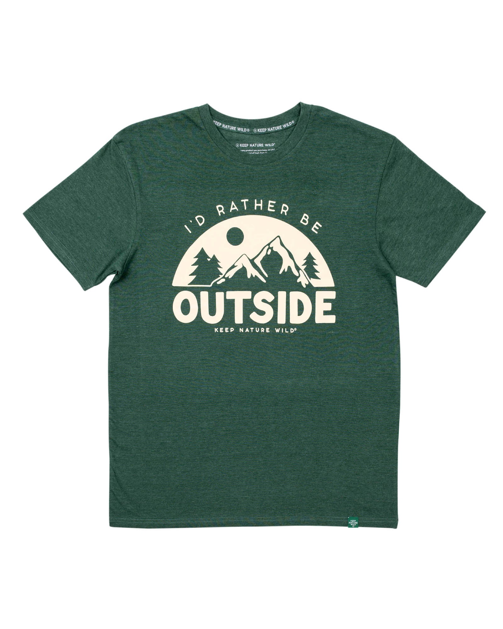 Be Outside Unisex Tee | Heather Forest