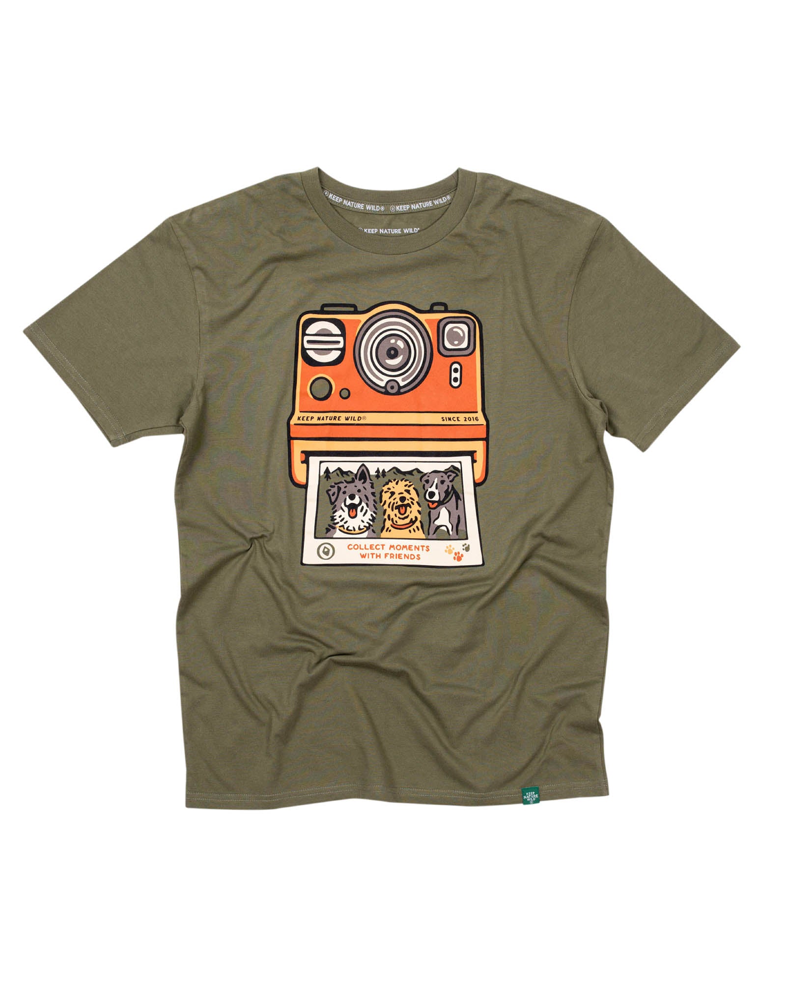 Collect Moments with Friends Unisex Tee | Olive