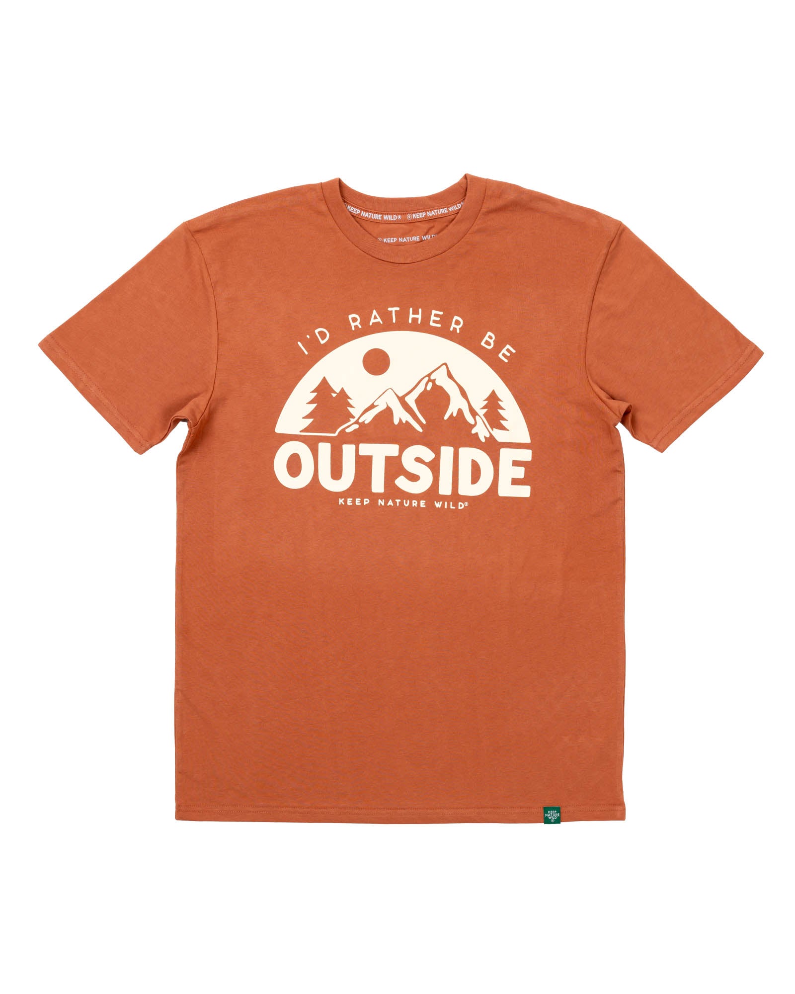 Be Outside Unisex Tee | Redwood