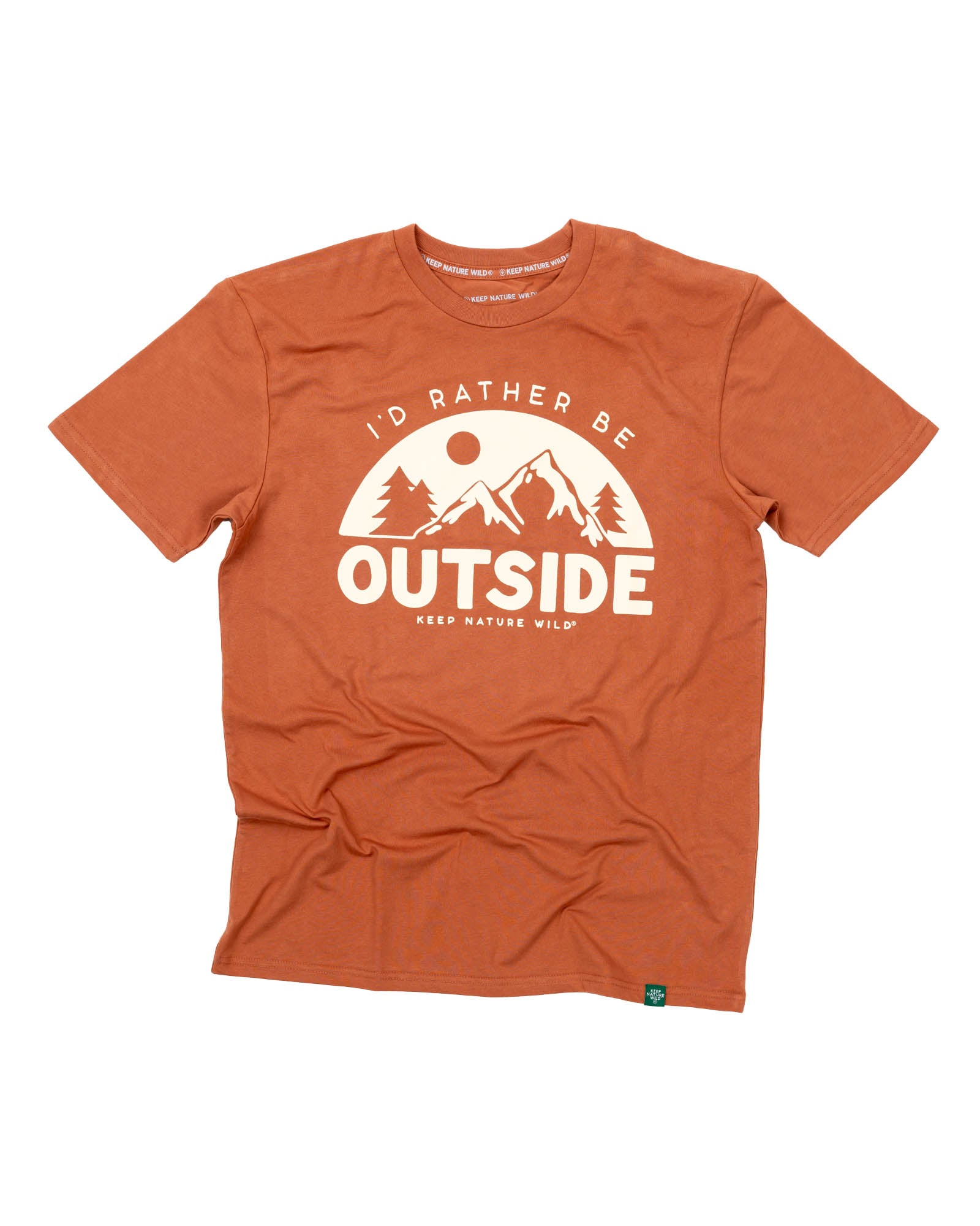 Be Outside Unisex Tee | Redwood