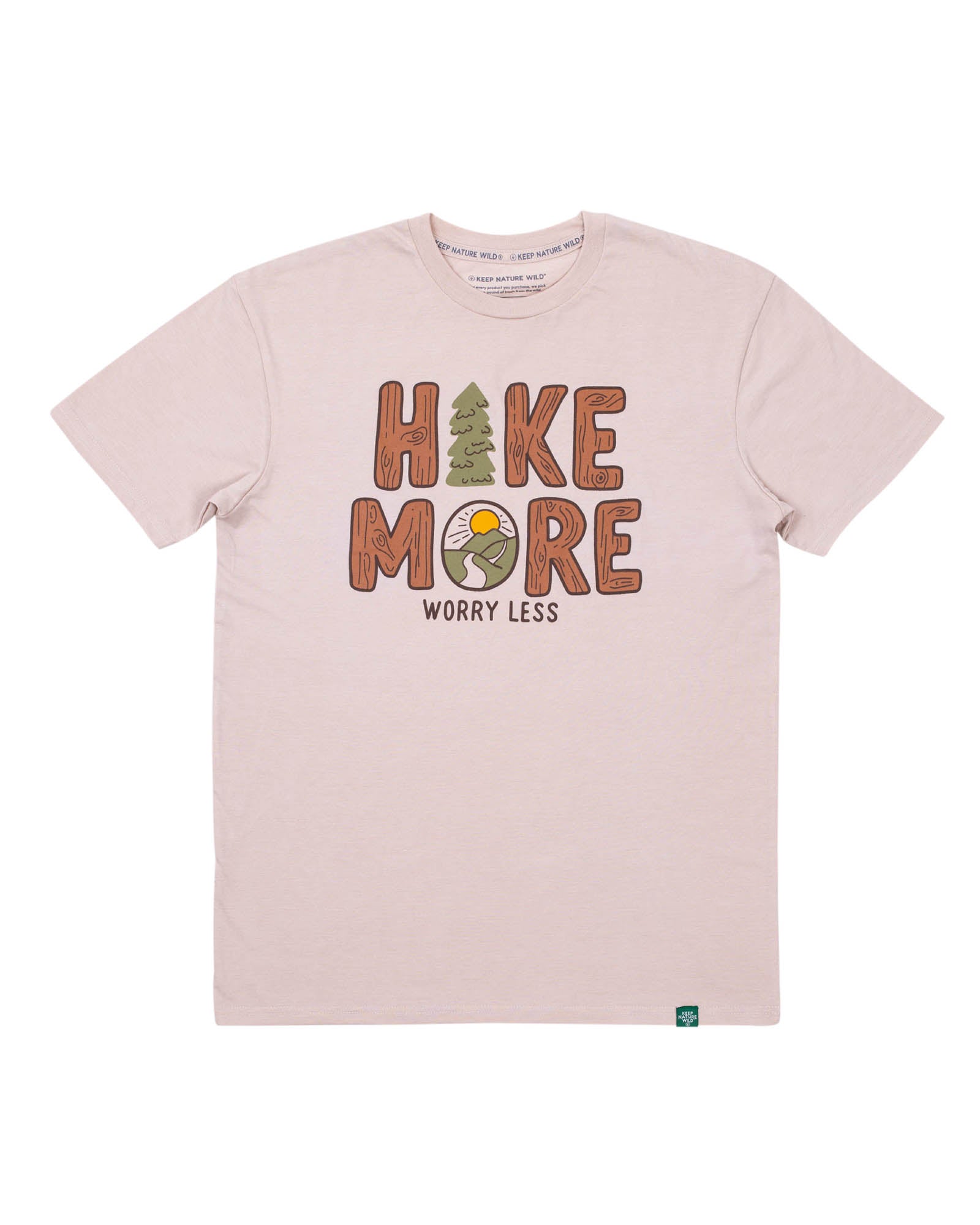 Hike More Unisex Tee | Heather Tan