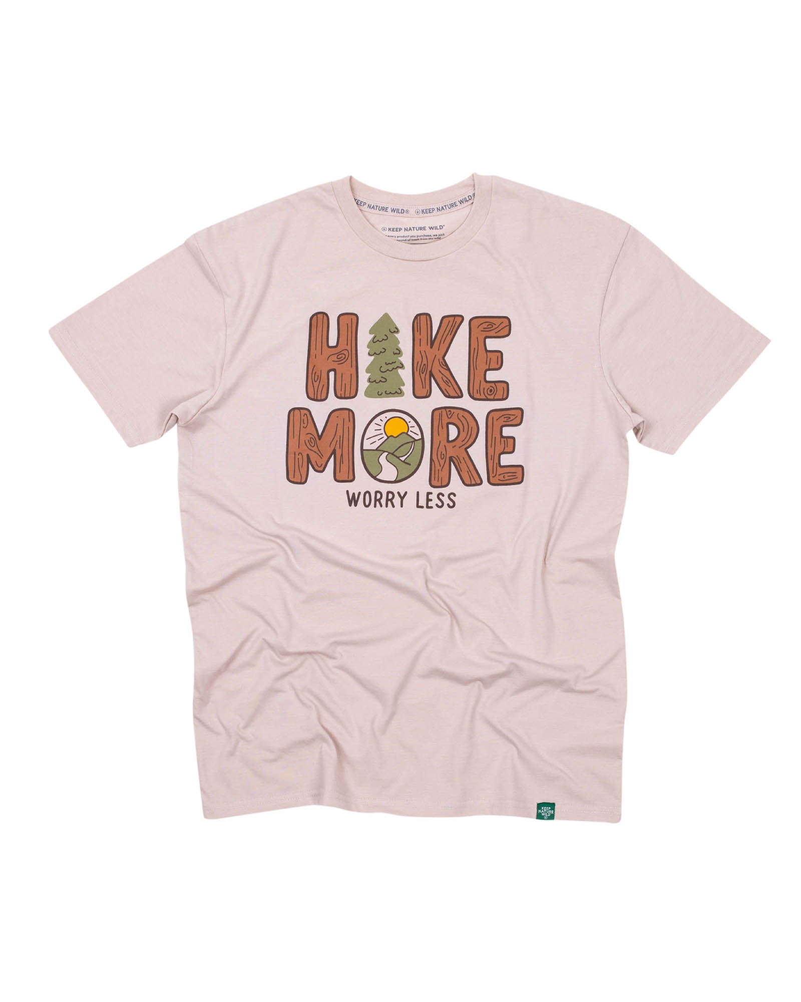 Hike More Unisex Tee | Heather Tan