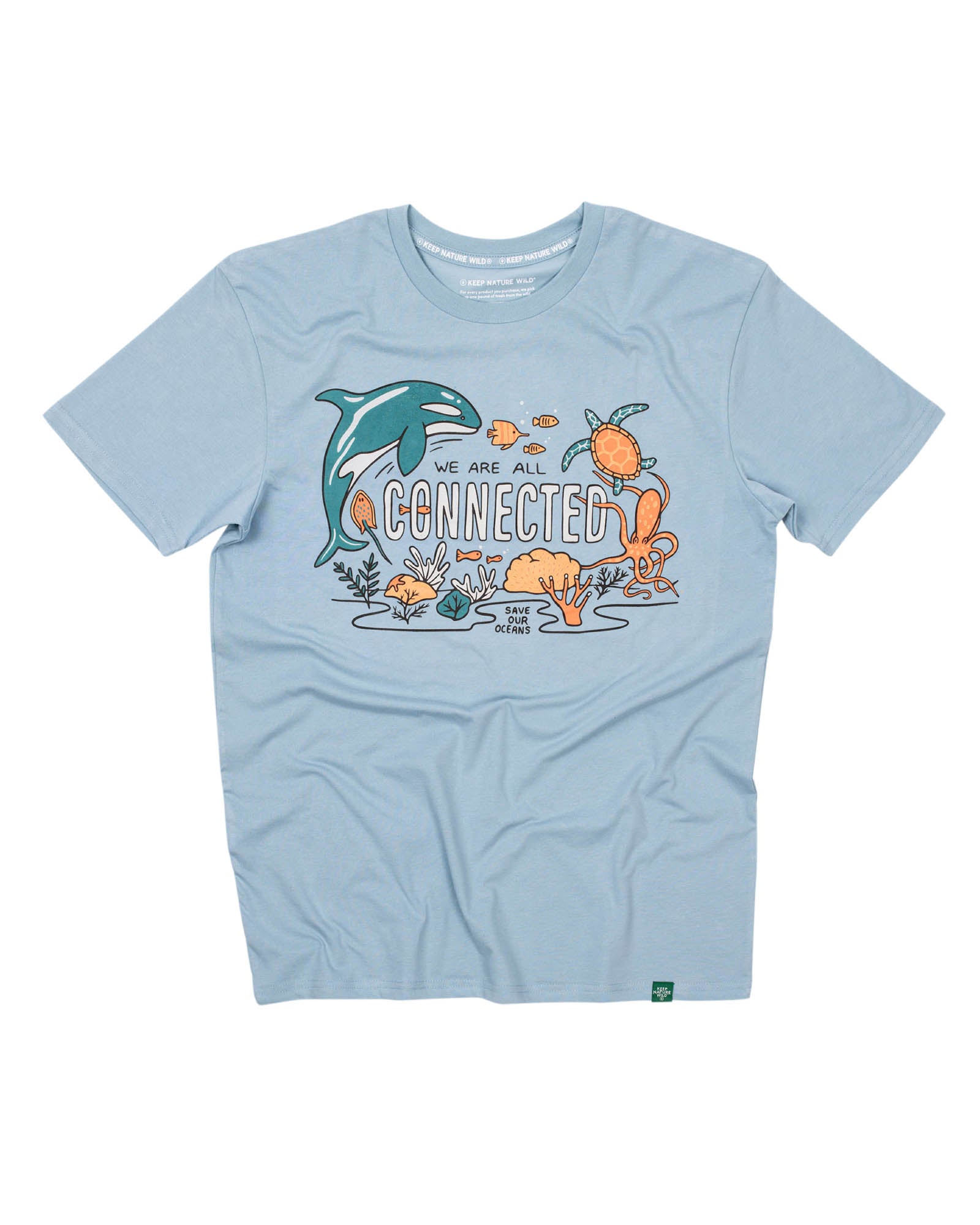 All Connected Unisex Tee | Morning Mist