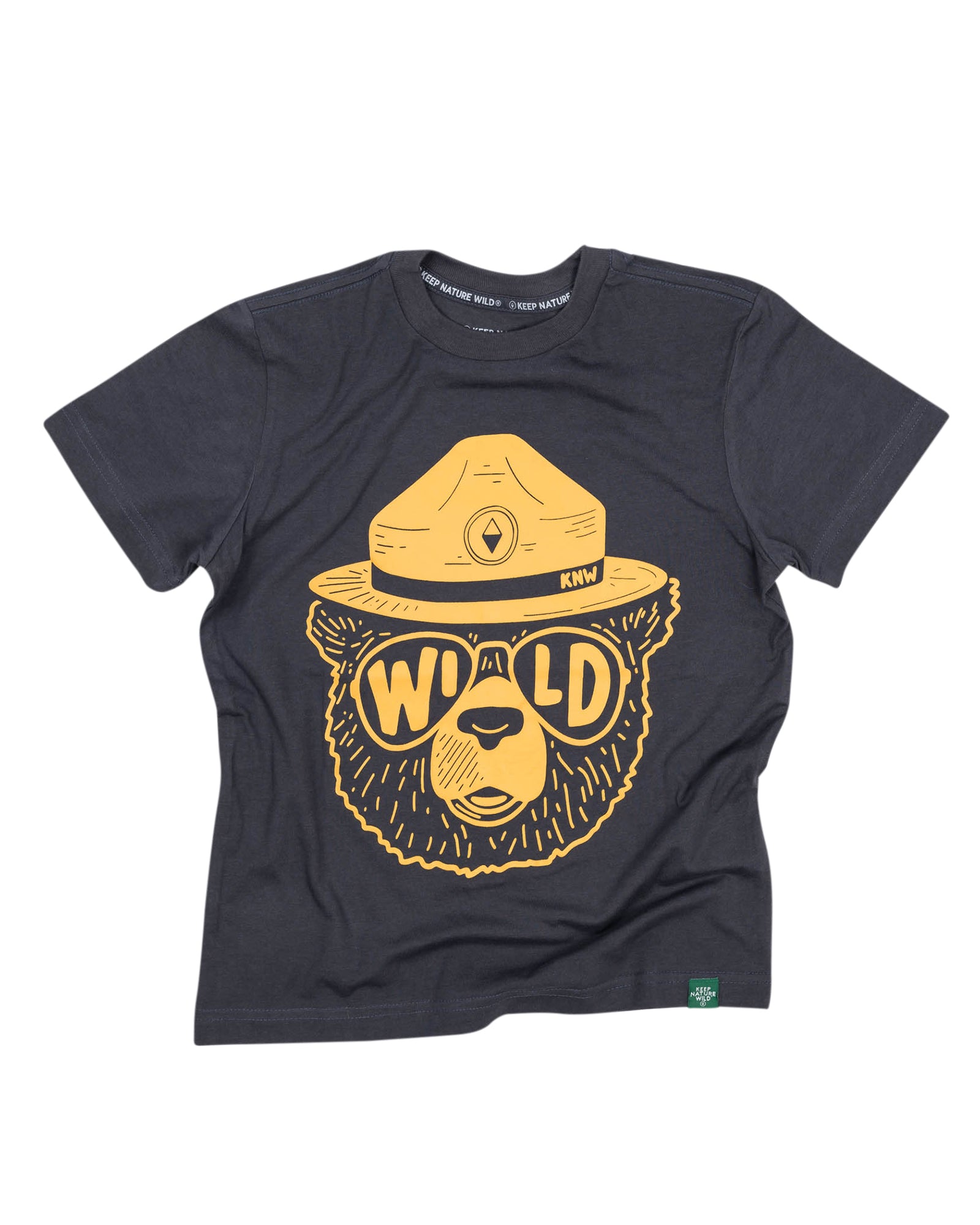 Wildbear Youth Tee | Coal