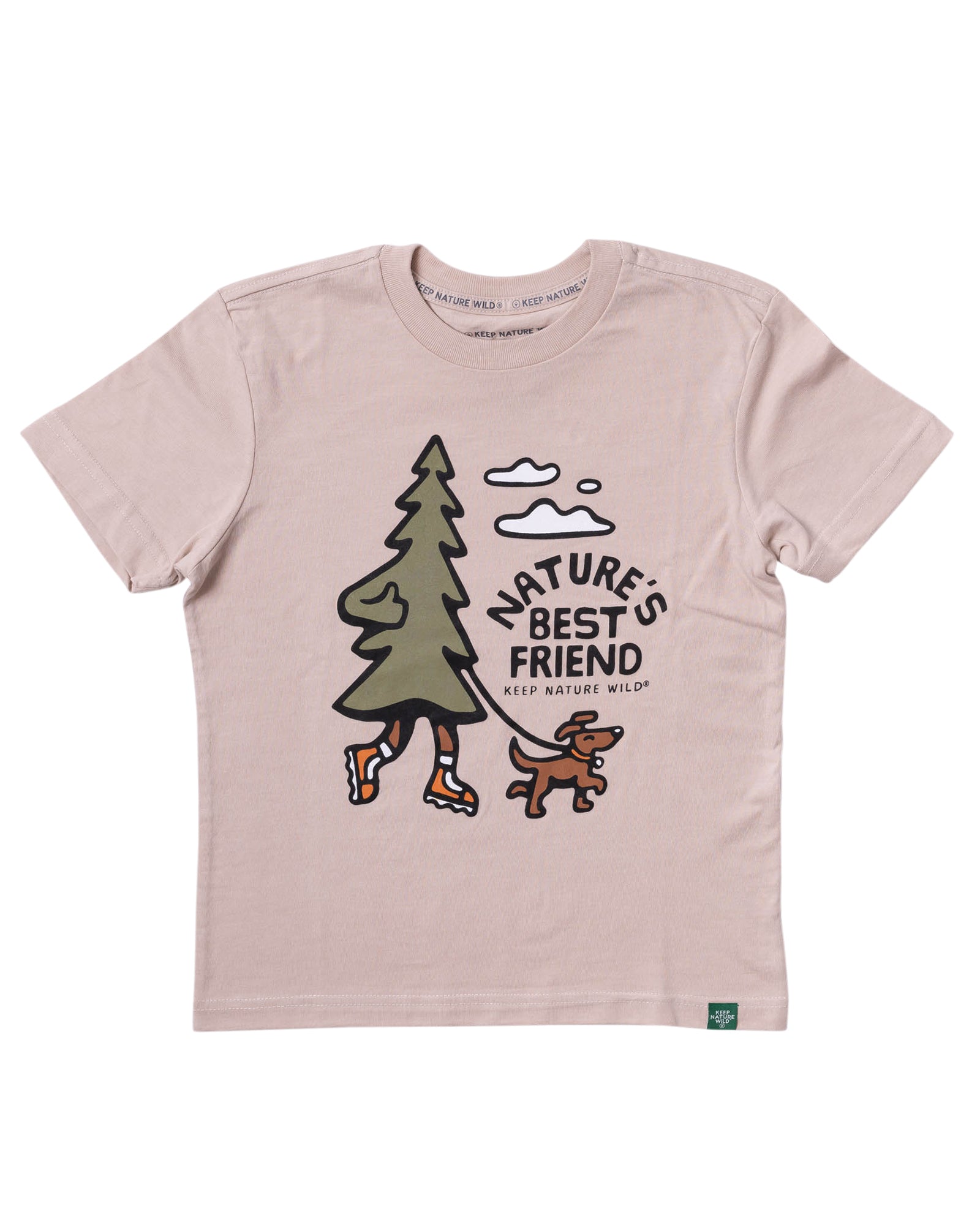 Nature's Best Friend Youth Tee | Heather Tan