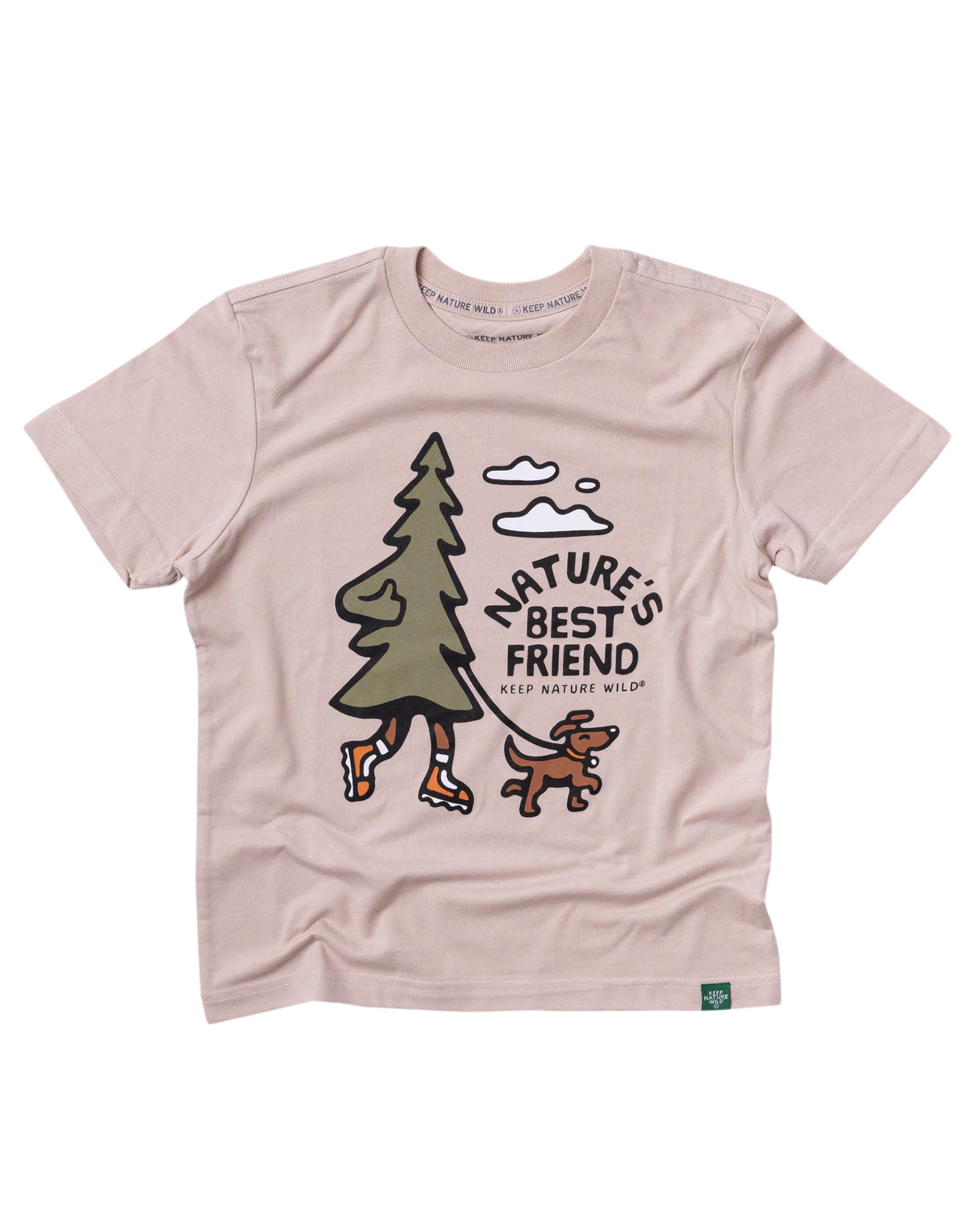 Nature's Best Friend Youth Tee | Heather Tan