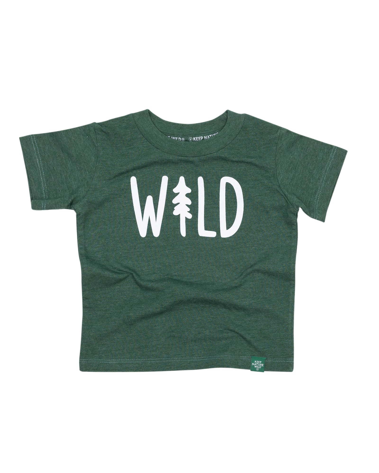 Wild Pine Toddler Tee | Heather Forest