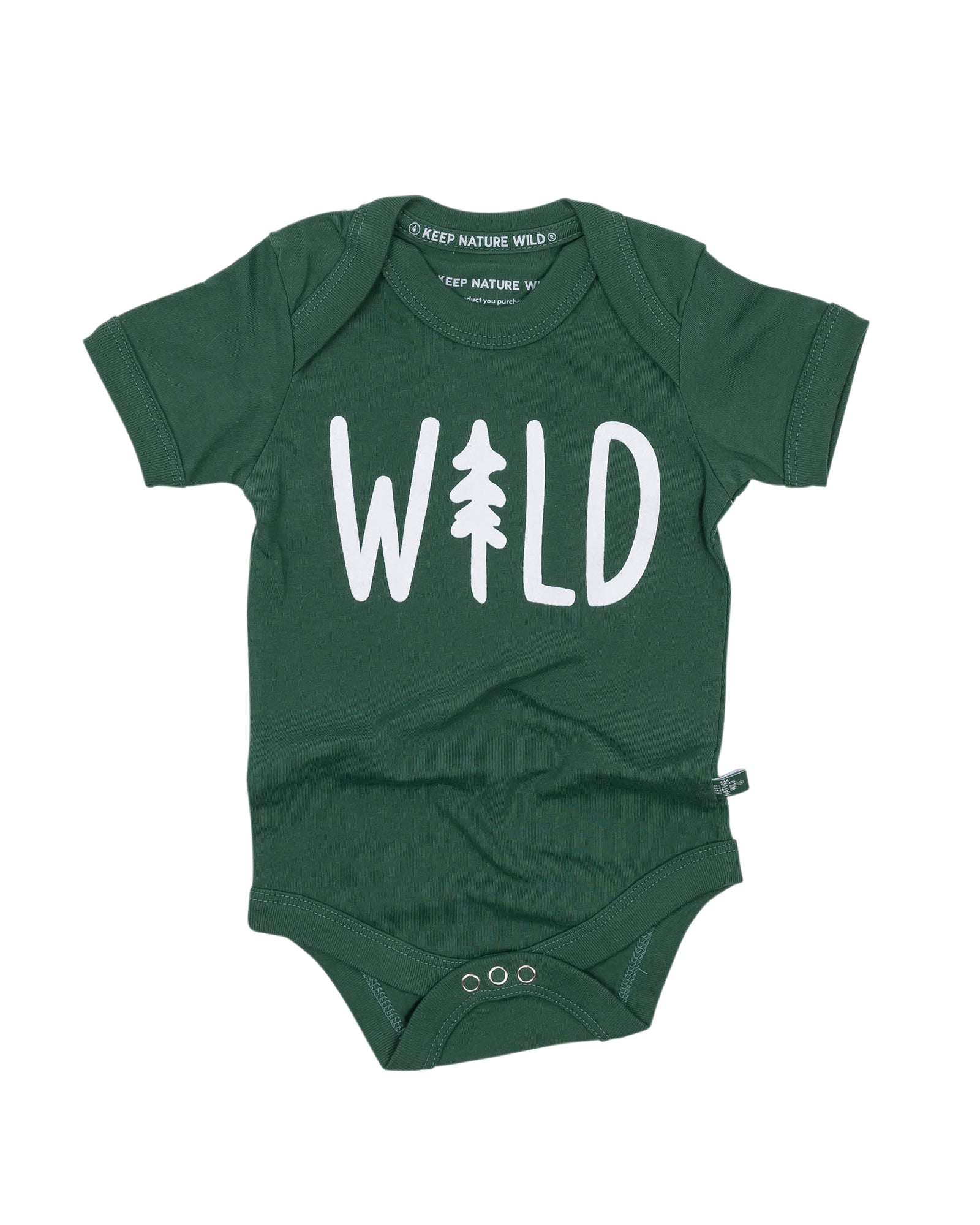 Wild Pine Baby Bodysuit | Heather Forest