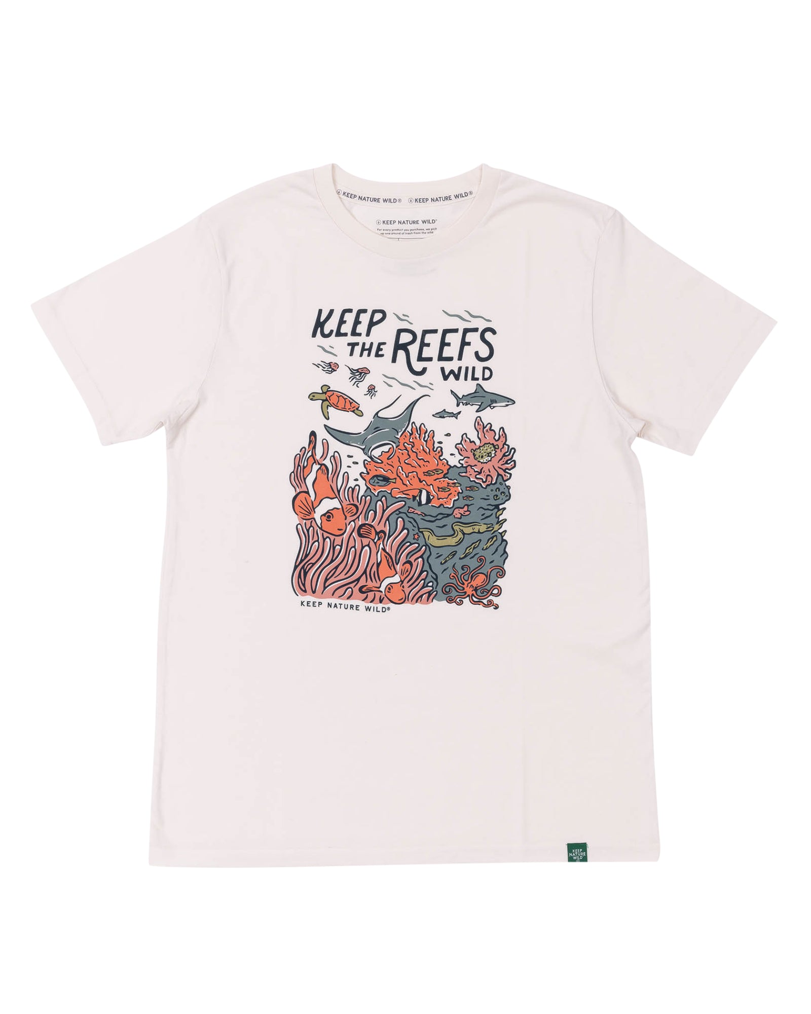 Wild Reefs Unisex Tee | Natural