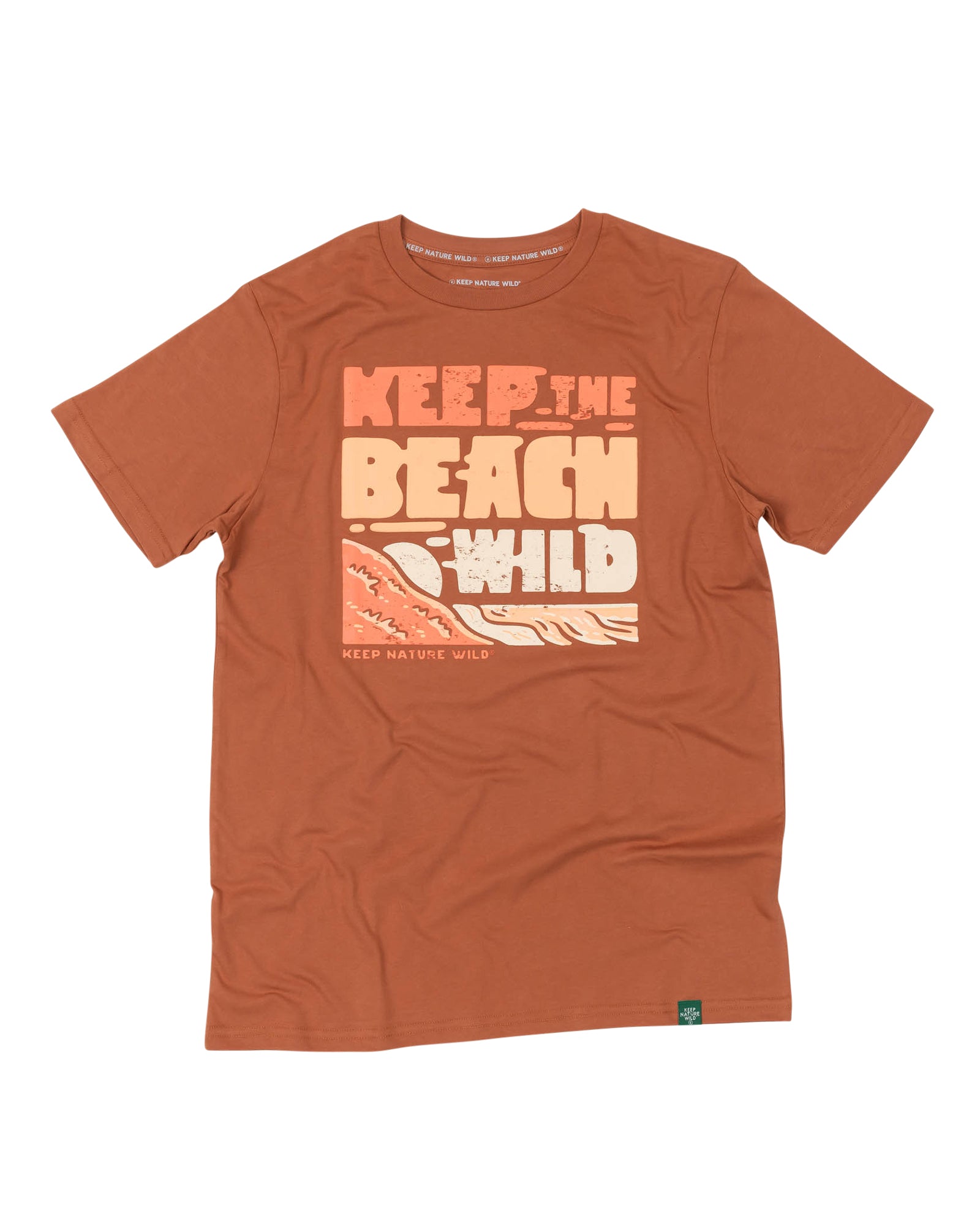 Keep Beaches Wild Unisex Tee | Redwood