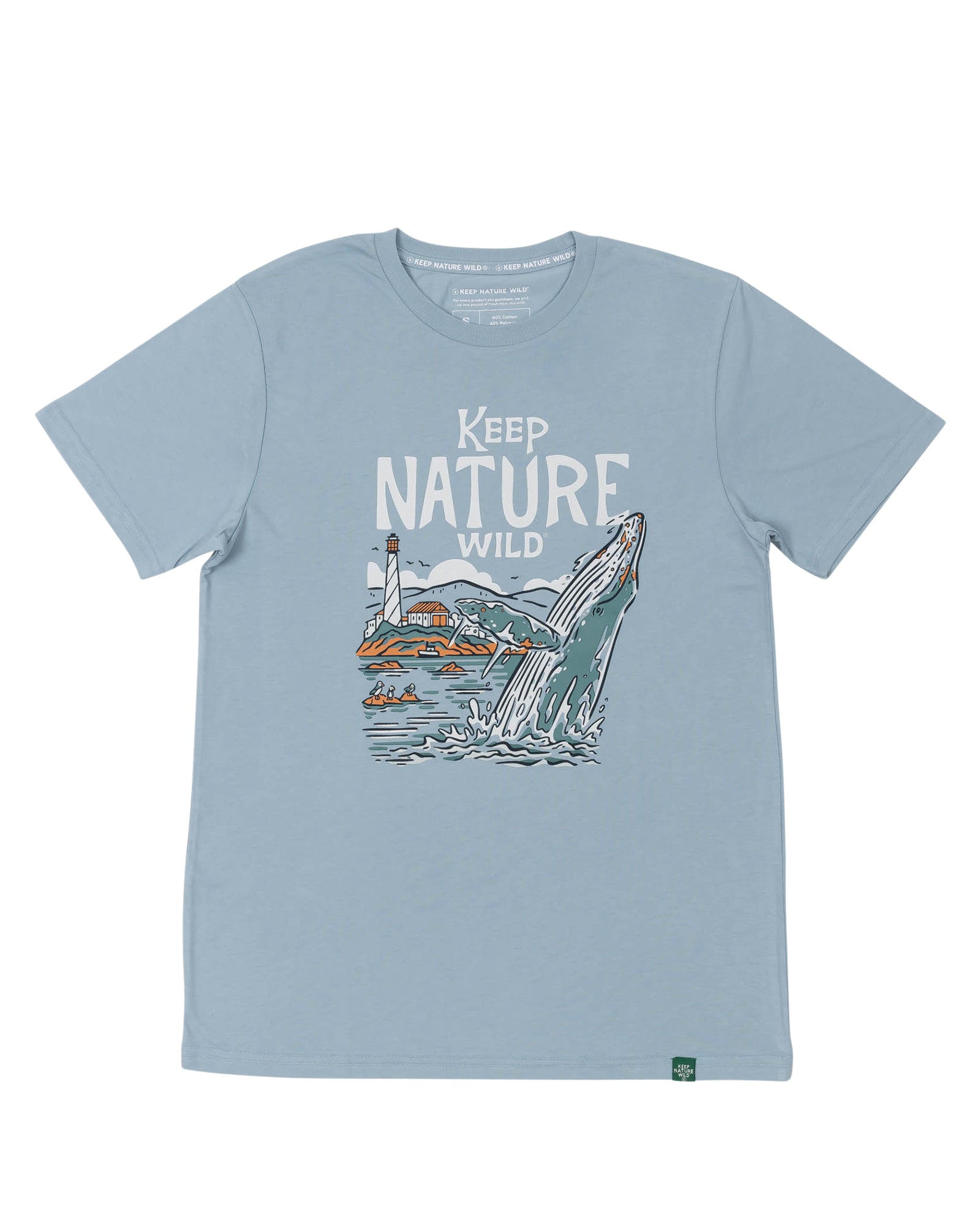 Wild Humpback Unisex Tee | Morning Mist