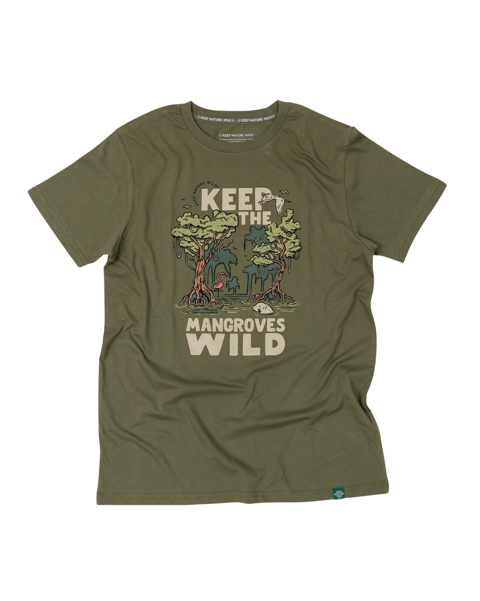 Wild Mangroves Unisex Tee | Olive