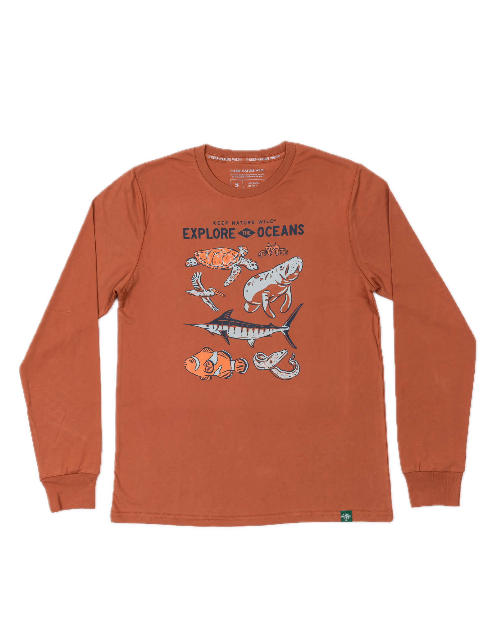 Nature Study Florida Unisex Long Sleeve Shirt | Redwood