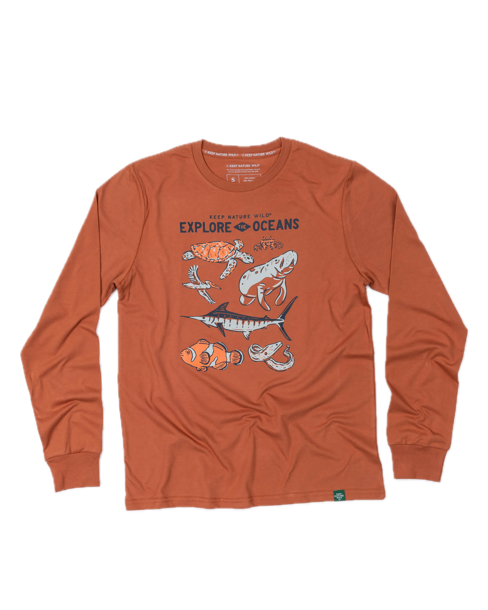 Nature Study Florida Unisex Long Sleeve Shirt | Redwood