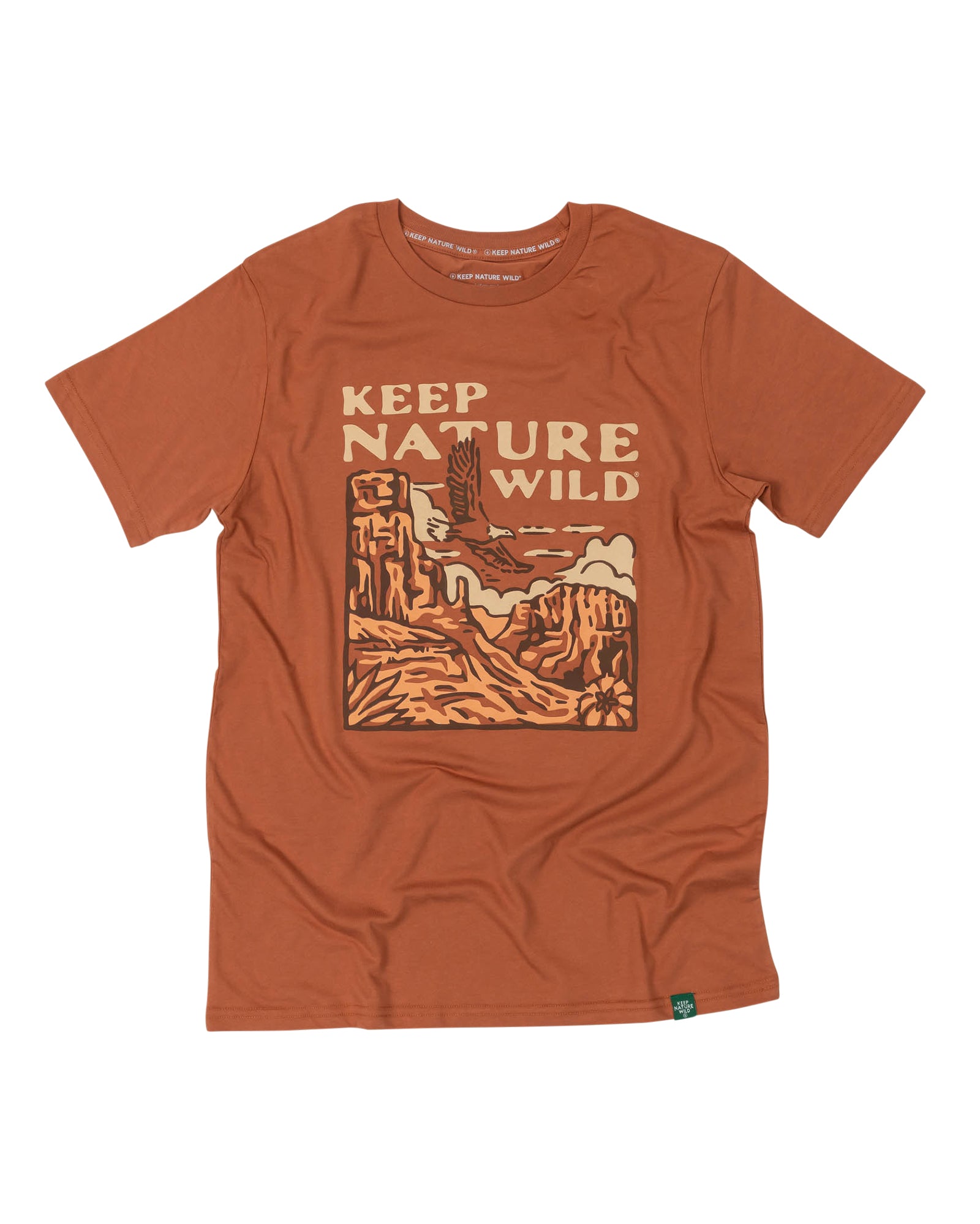Wild Canyon Unisex Tee | Redwood