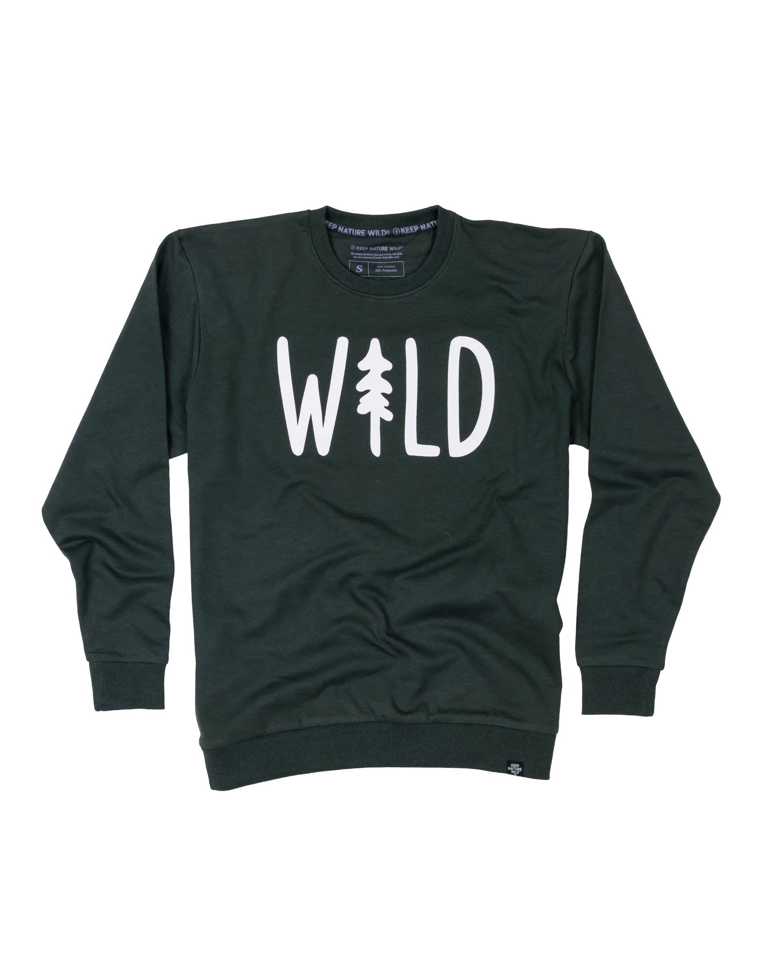 Wild Pine Crewneck Sweatshirt | Heather Forest