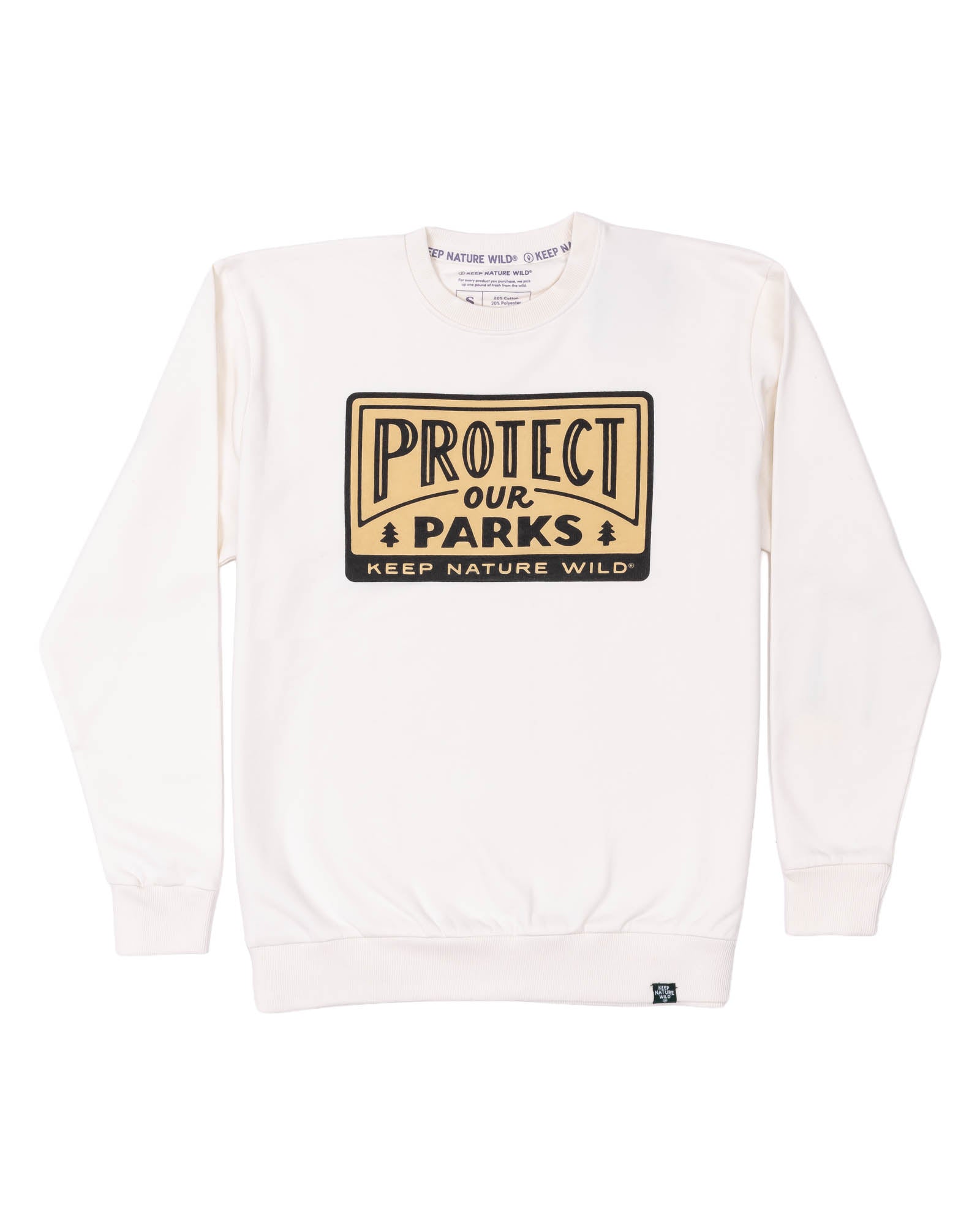 Protect Our Parks Crewneck Sweatshirt | Natural