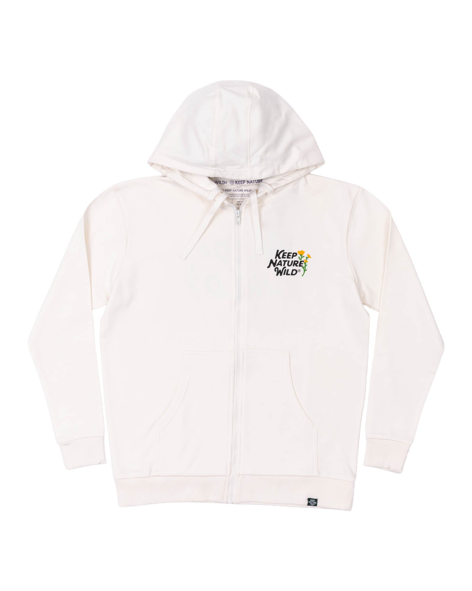Wild Child Zip-Up Hoodie | Natural