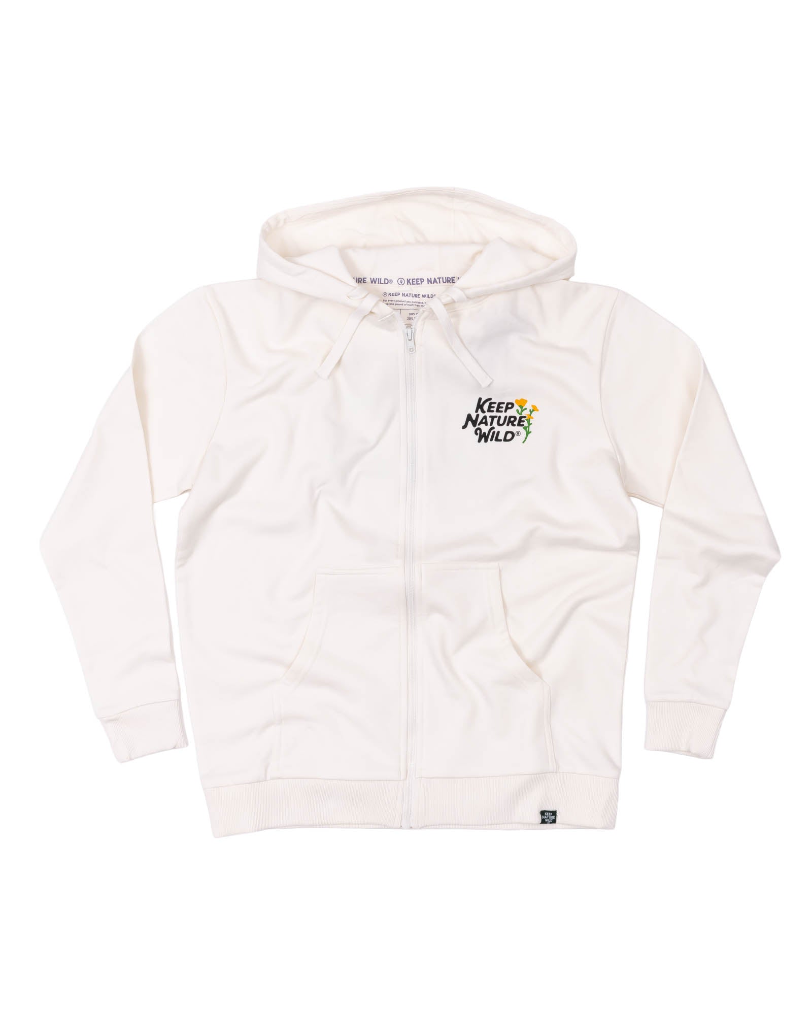 Wild Child Zip-Up Hoodie | Natural