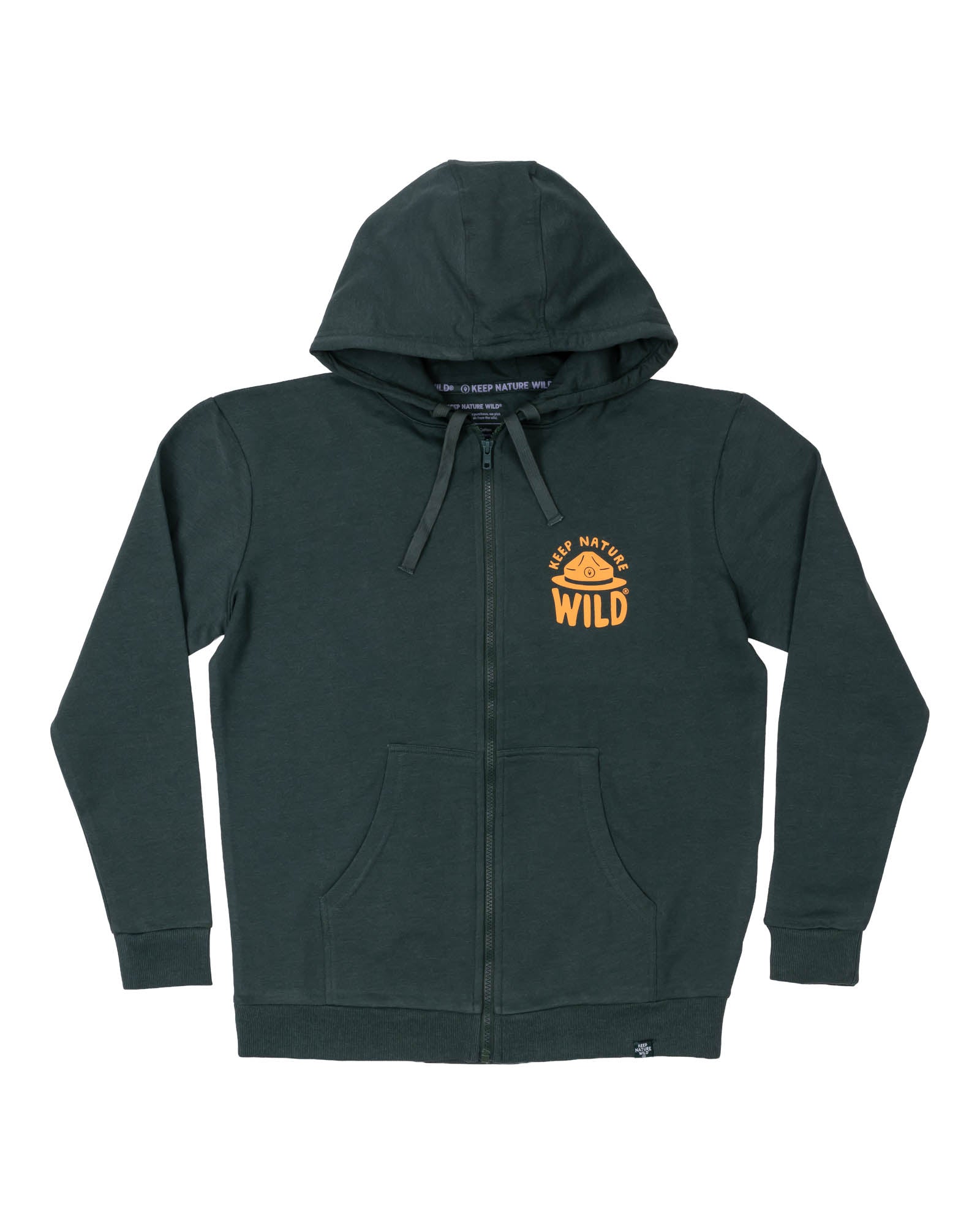 Wildbear Zip-Up Hoodie | Heather Forest