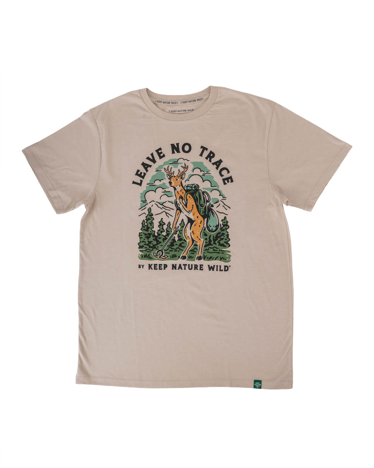 Leave No Trace By KNW | Unisex Tee | Heather Tan