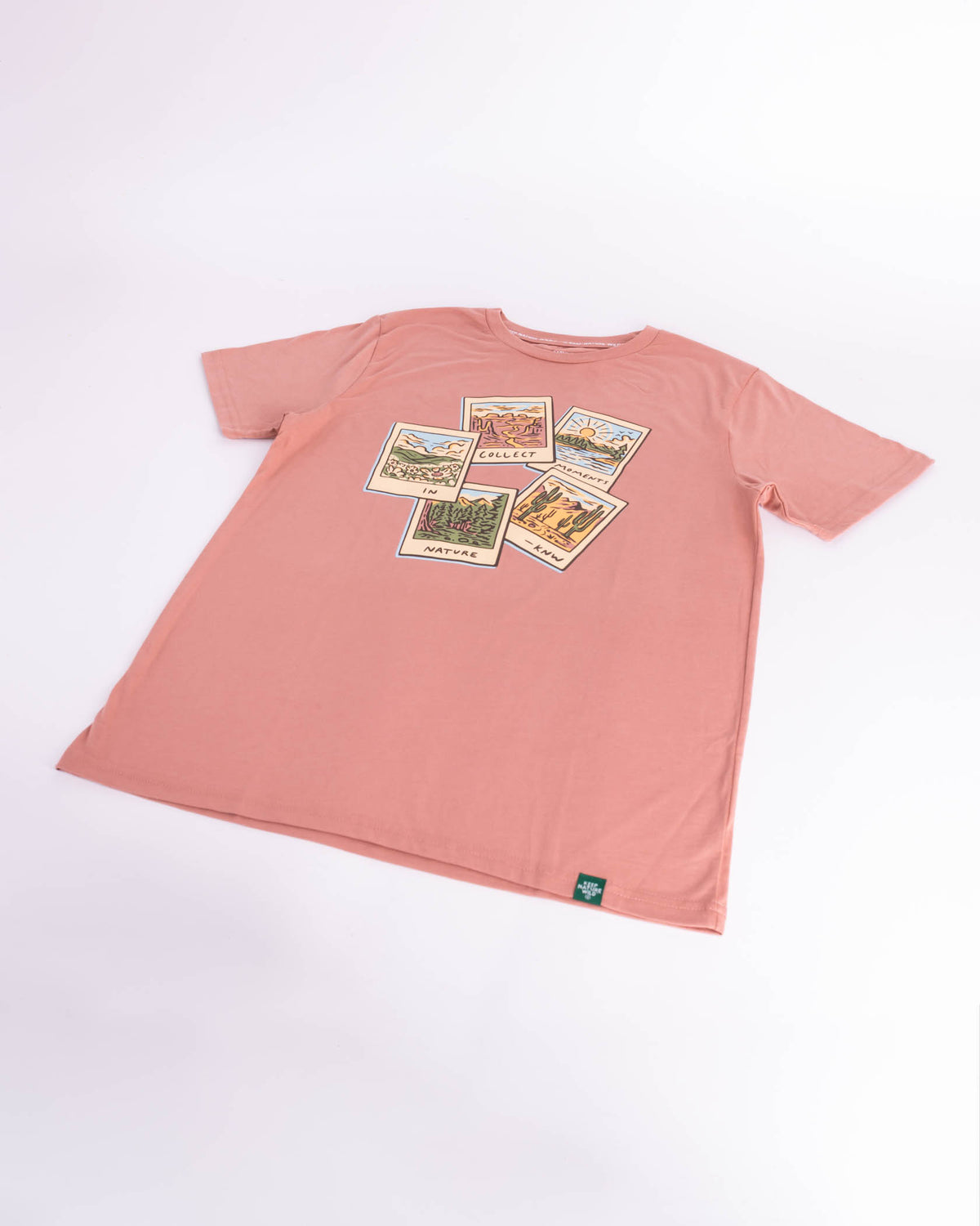 Collect Moments in Nature | Unisex Tee | Canyon Rose
