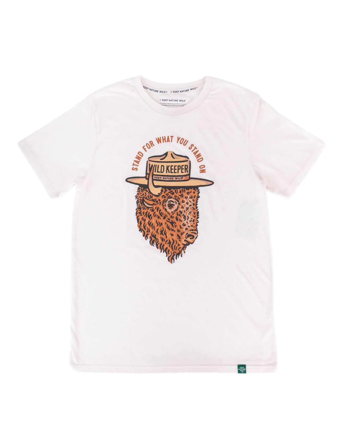 Stand For Bison | Unisex Tee | Natural