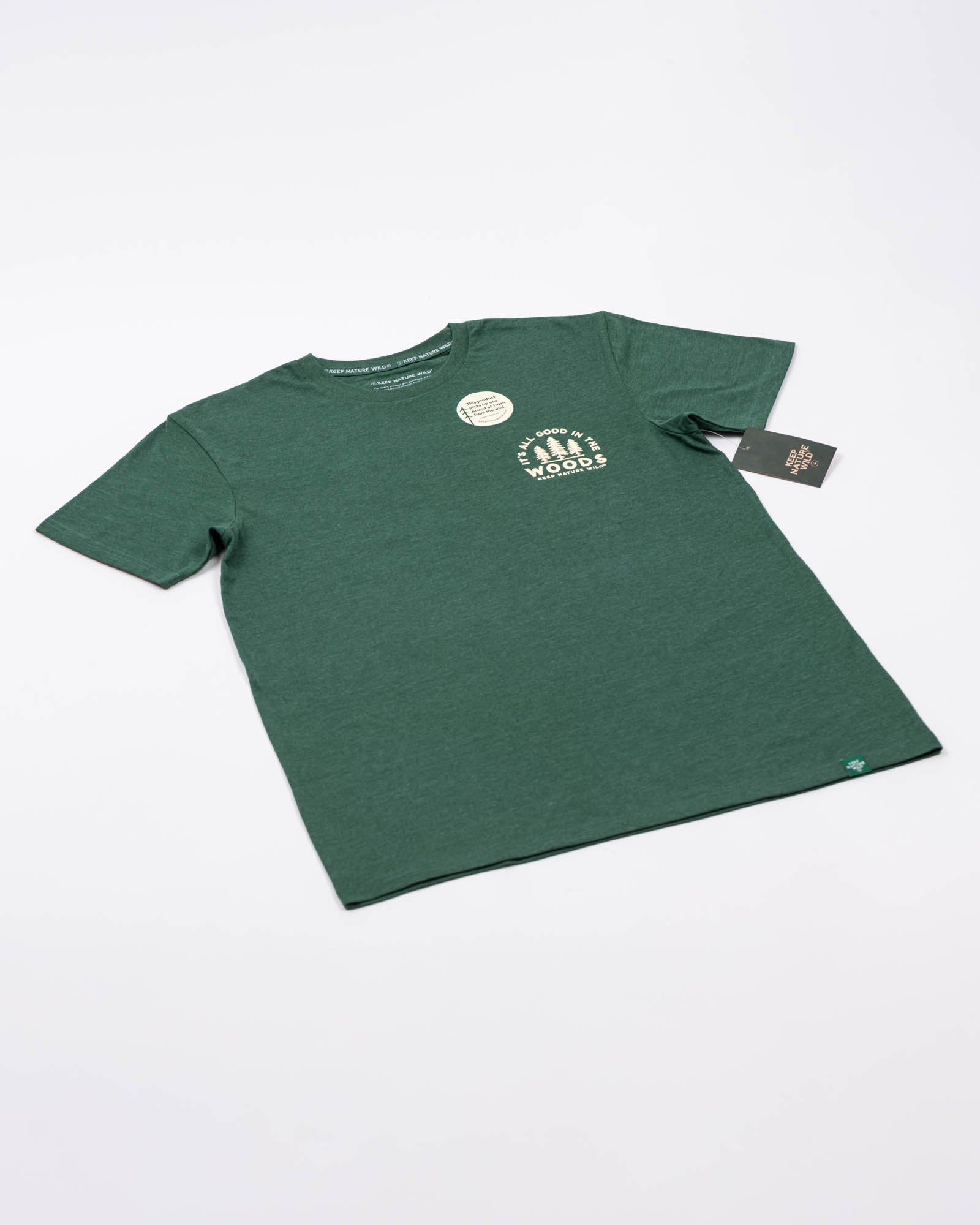 Good in the Woods Unisex Tee | Heather Forest