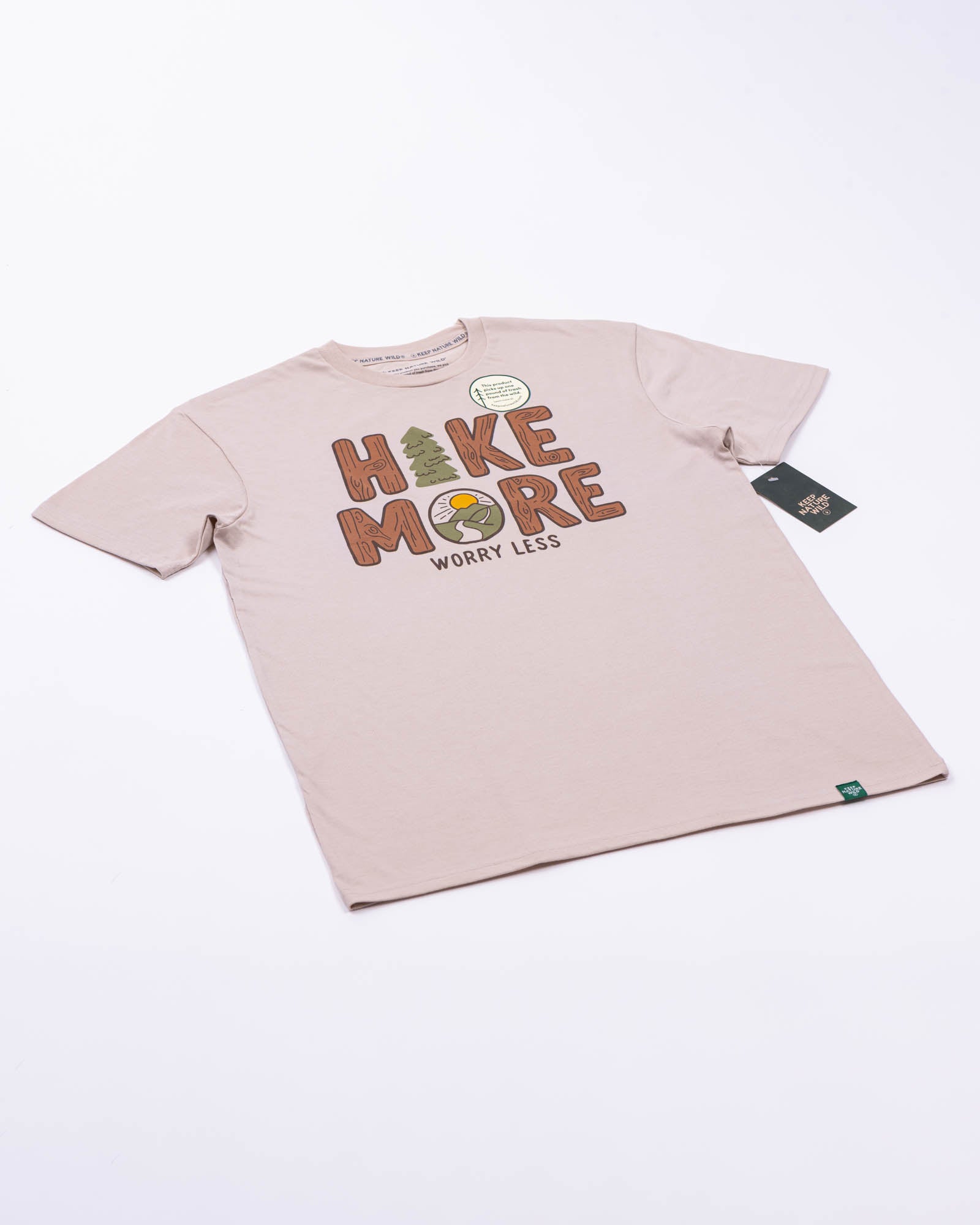 Hike More Unisex Tee | Heather Tan