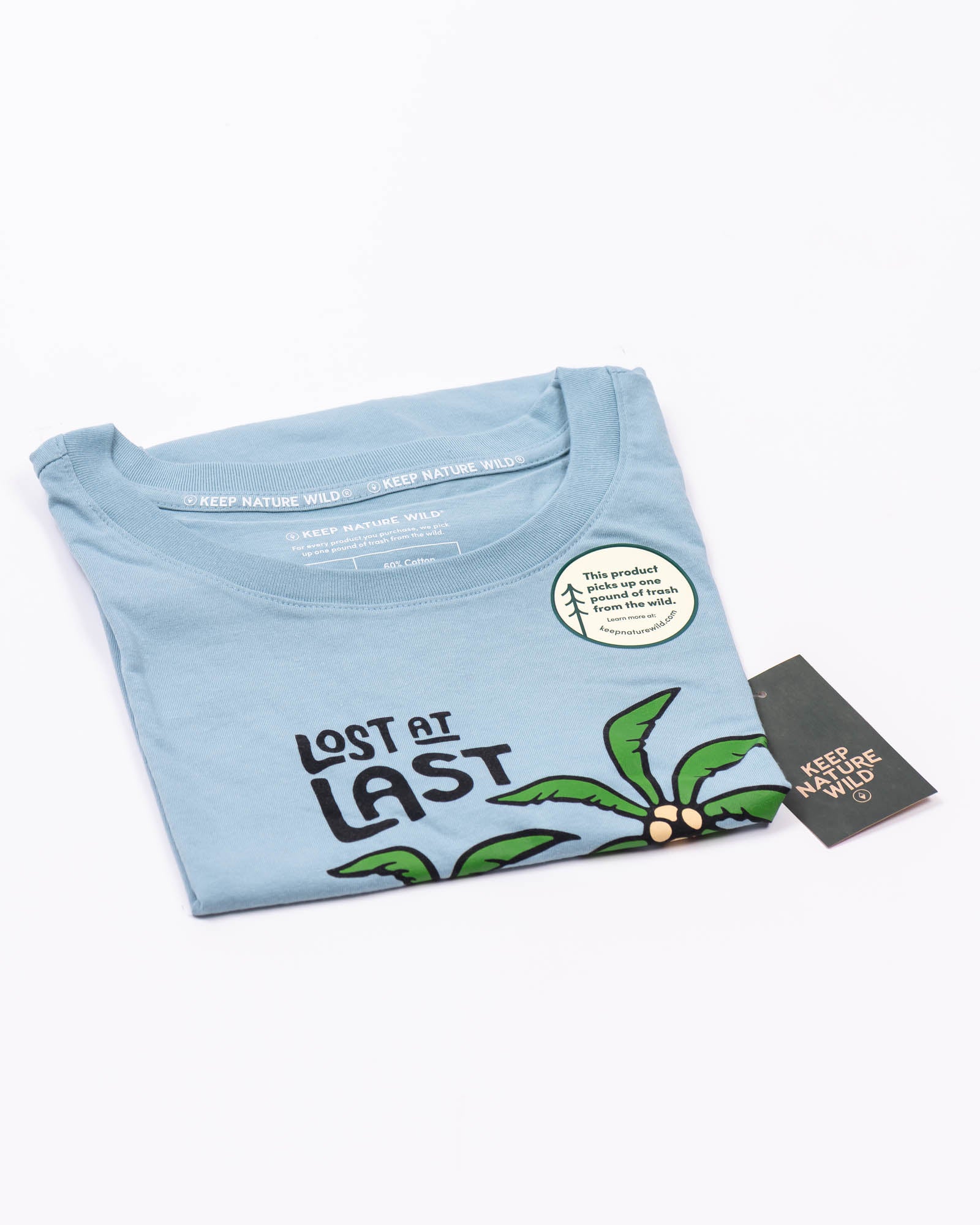 Lost at Last Palms Women's Muscle Tank | Morning Mist