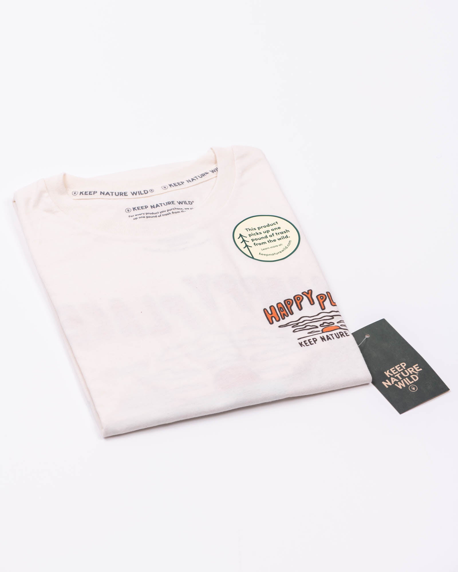 Happy Place Shoreline Unisex Tee | Natural