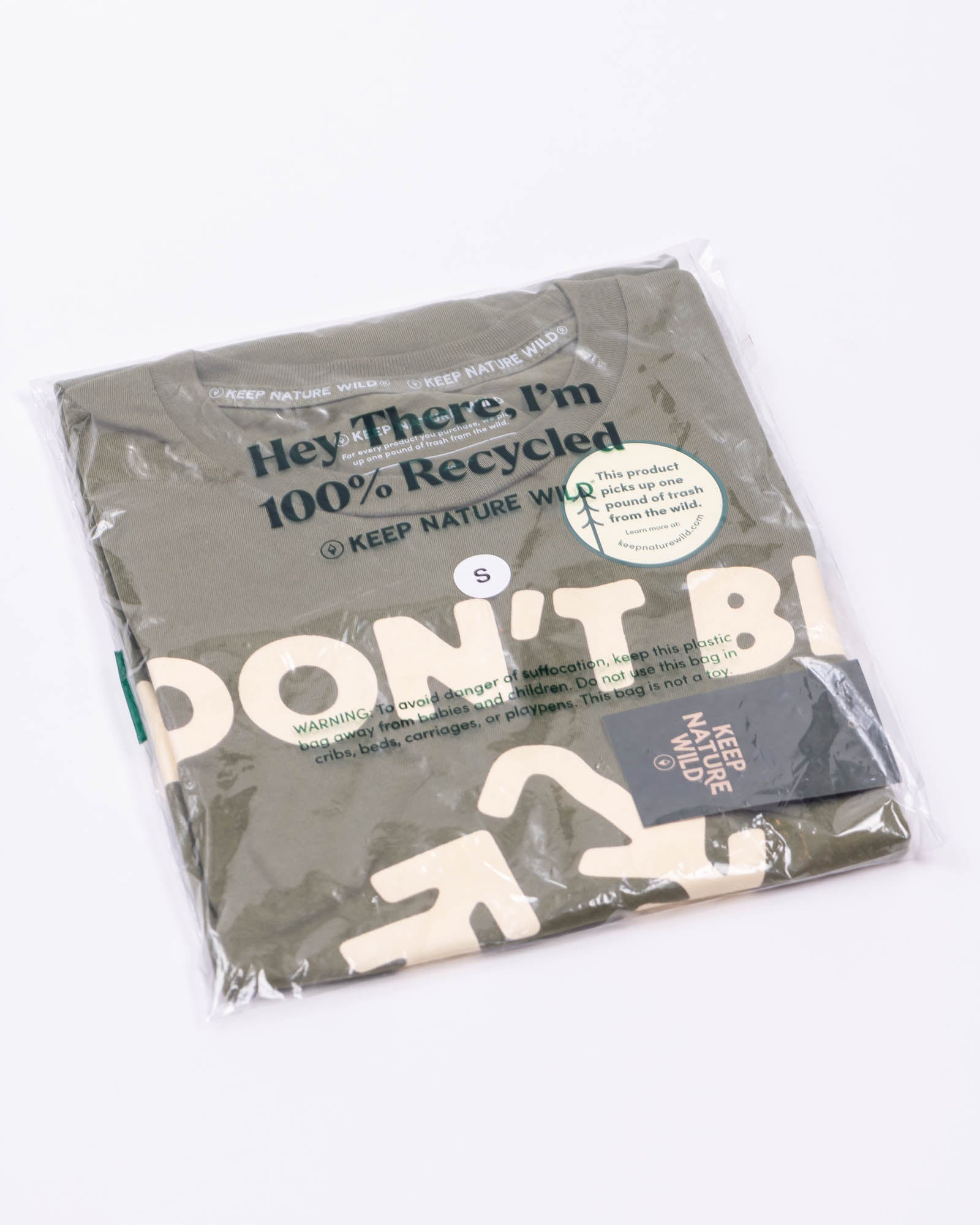 Don't Be Trashy Unisex Tee | Olive