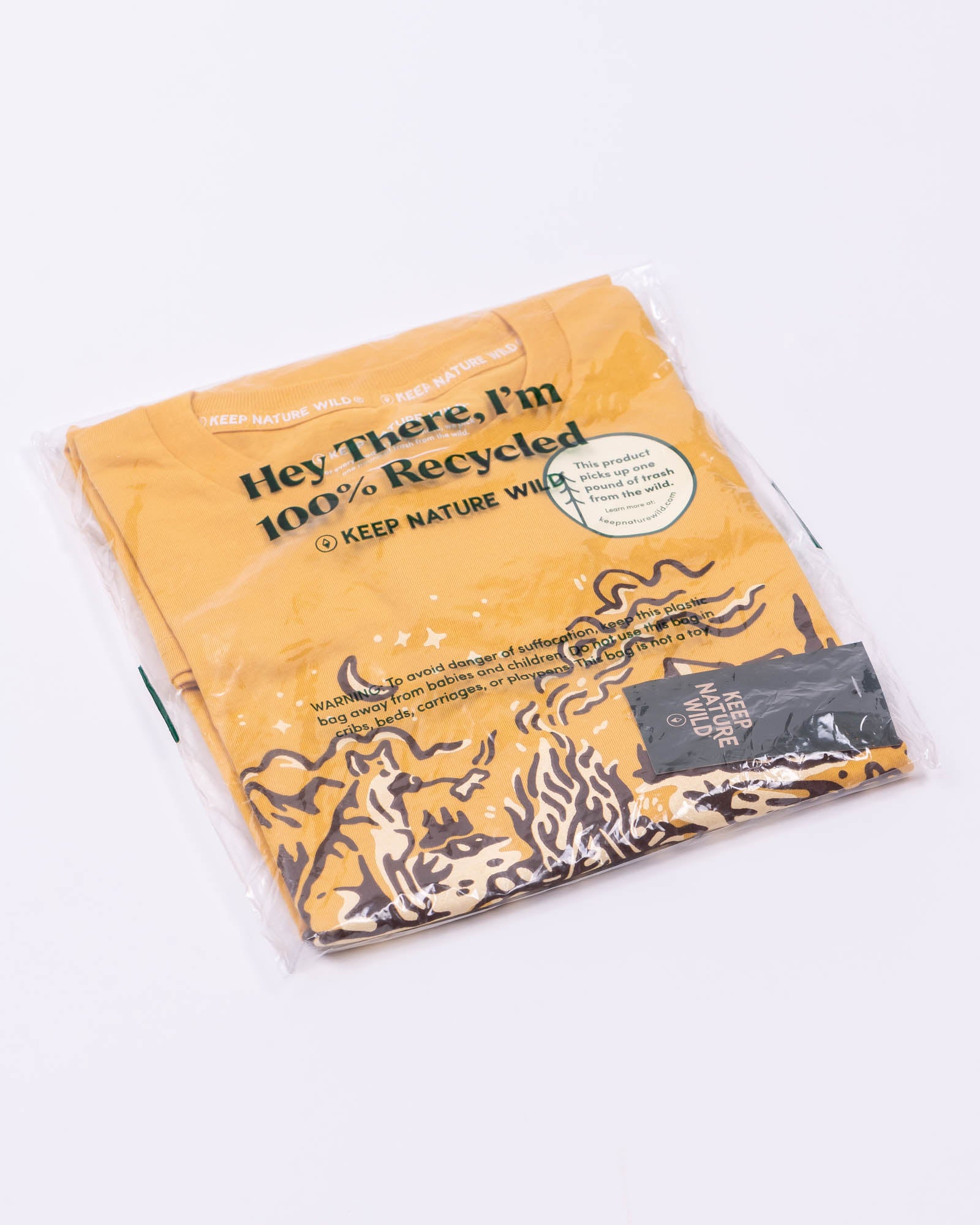 Campfire Dog Unisex Tee | Mustard