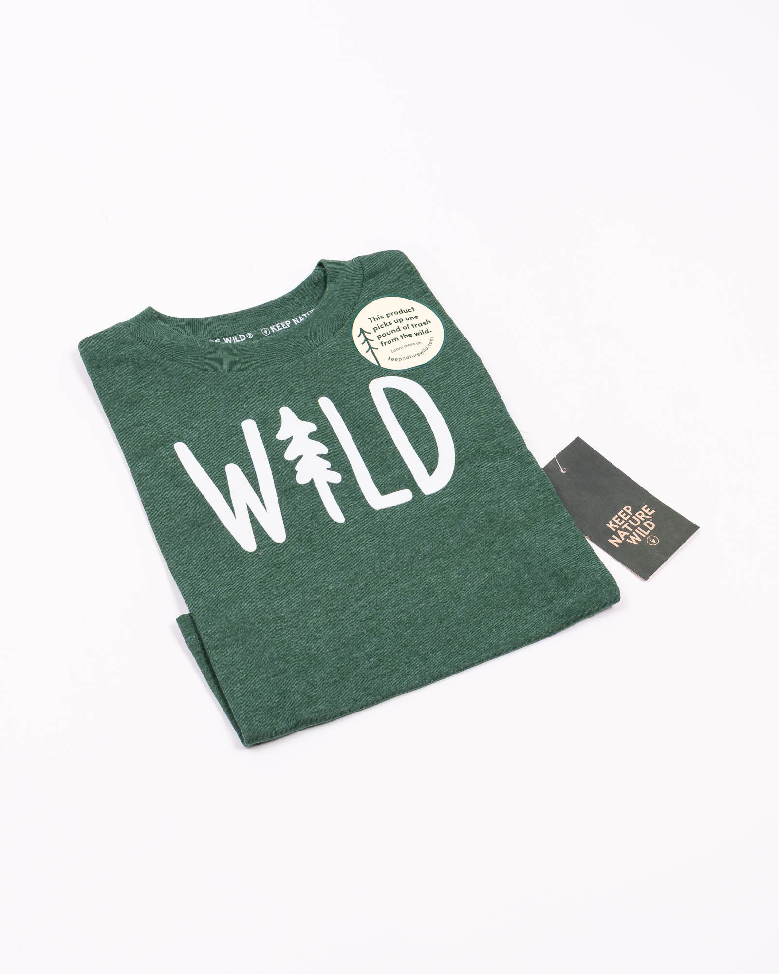 Wild Pine Toddler Tee | Heather Forest