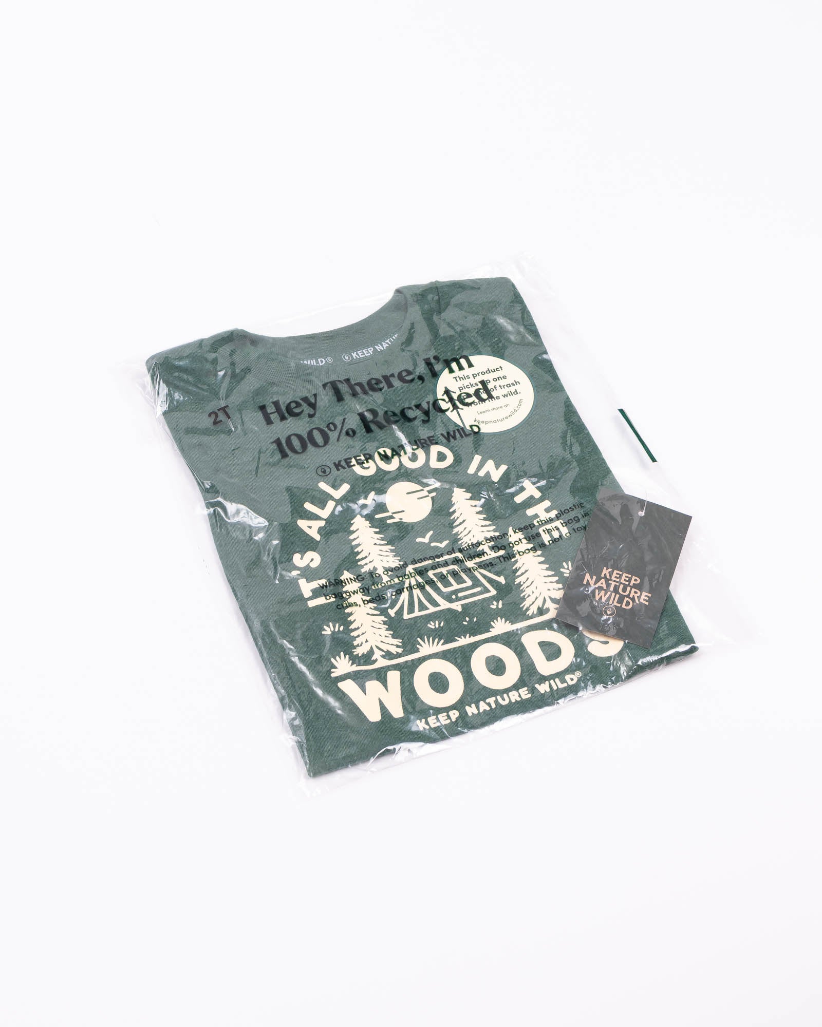 Good in the Woods Toddler Tee | Heather Forest