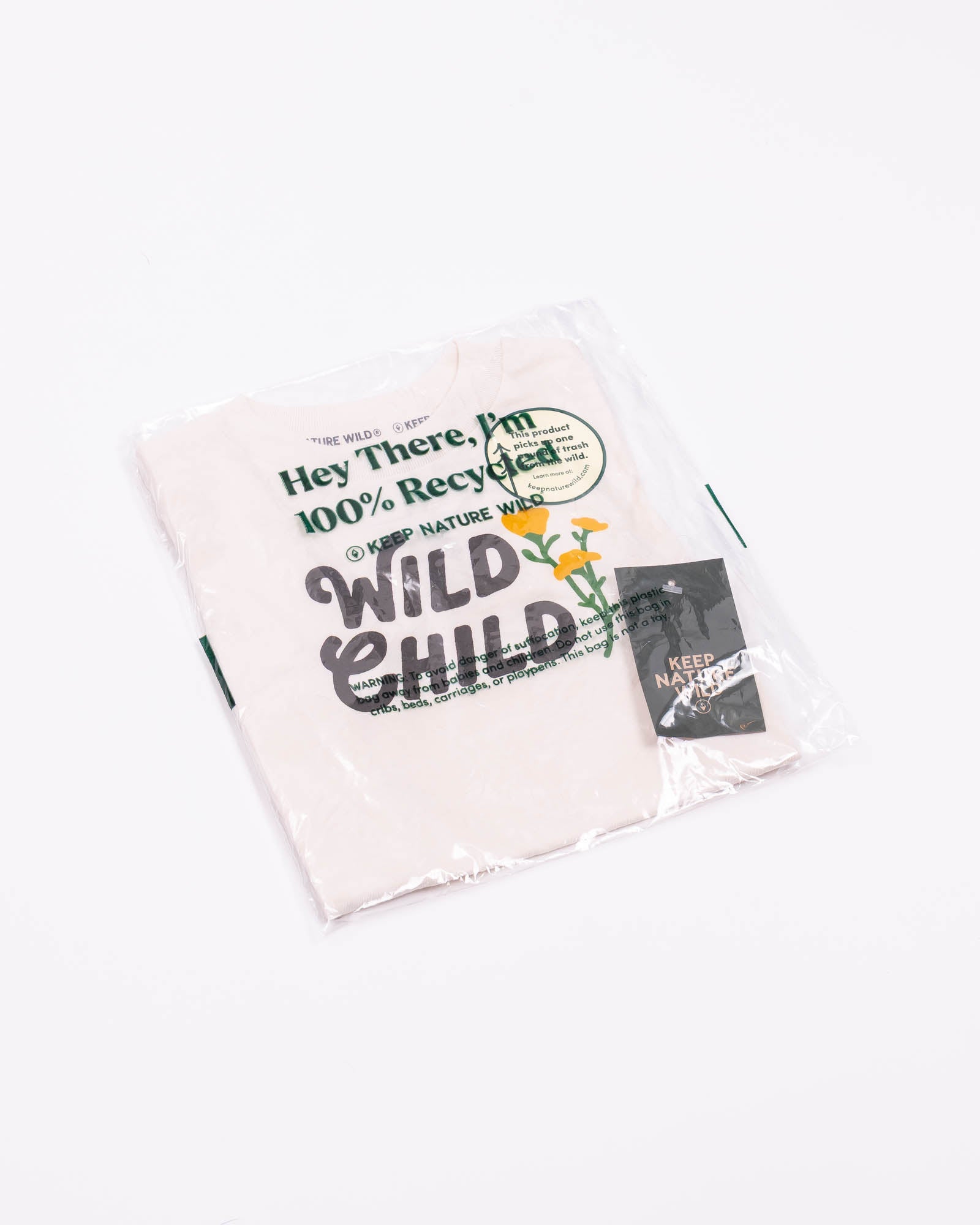Wild Child Toddler Tee | Natural