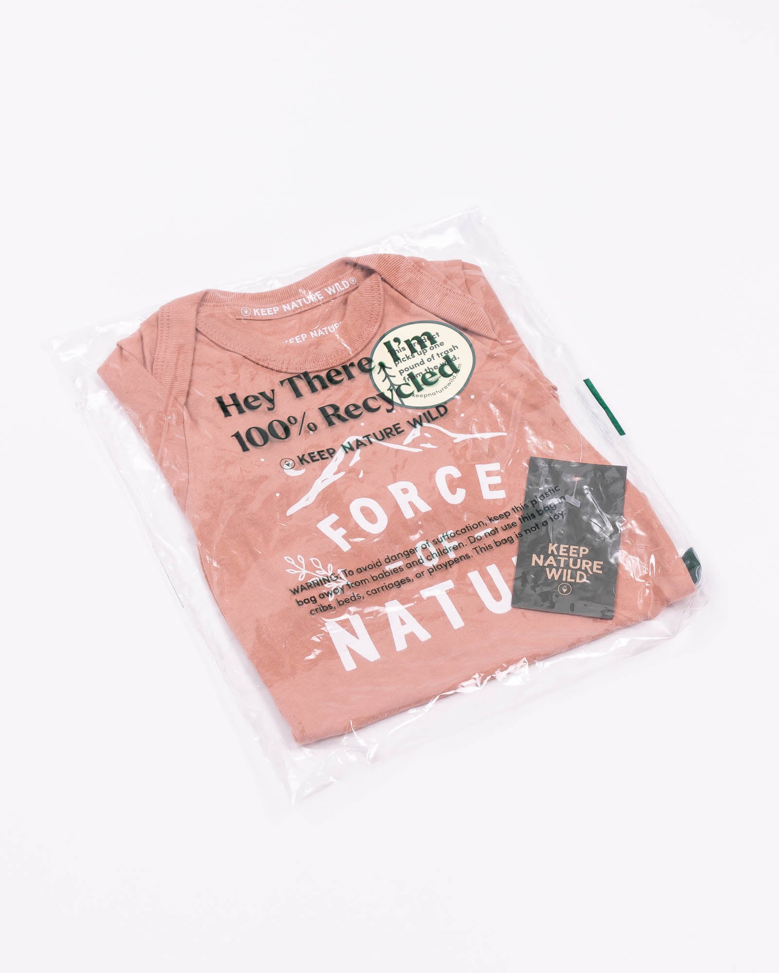 Force of Nature Baby Bodysuit | Canyon Rose