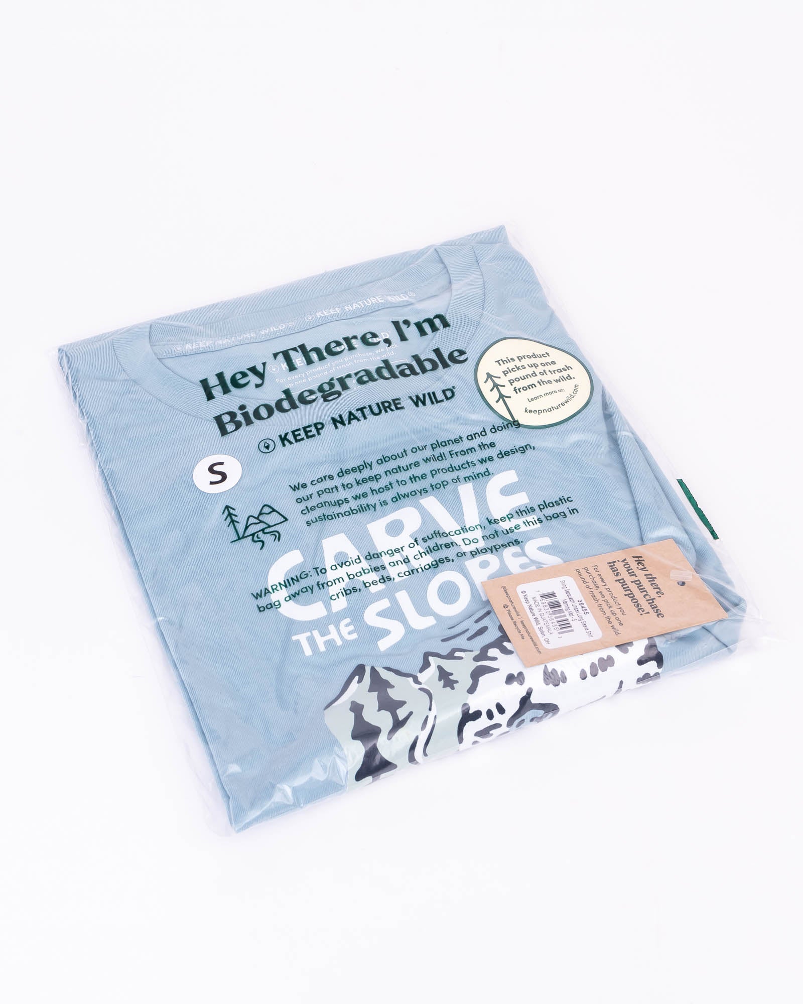 Skiing Sasquatch Unisex Long Sleeve Shirt | Morning Mist