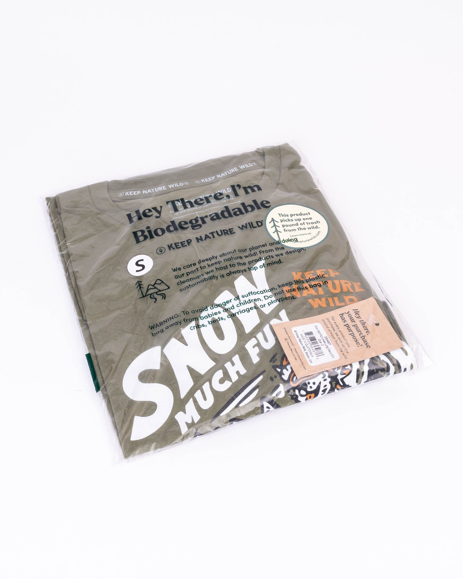 Snow Much Fun Unisex Long Sleeve Shirt | Olive